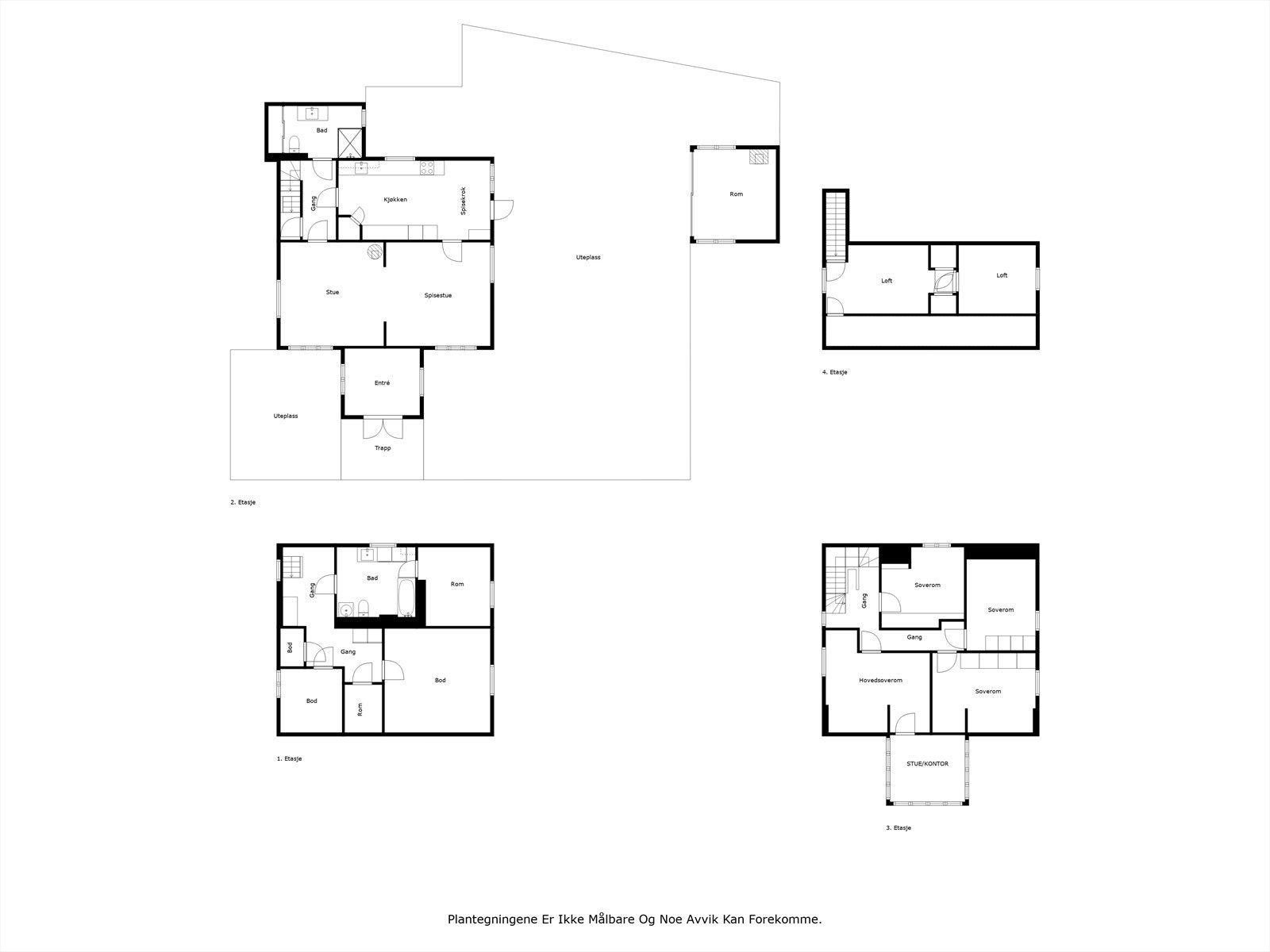 Plantegning Galleribilde