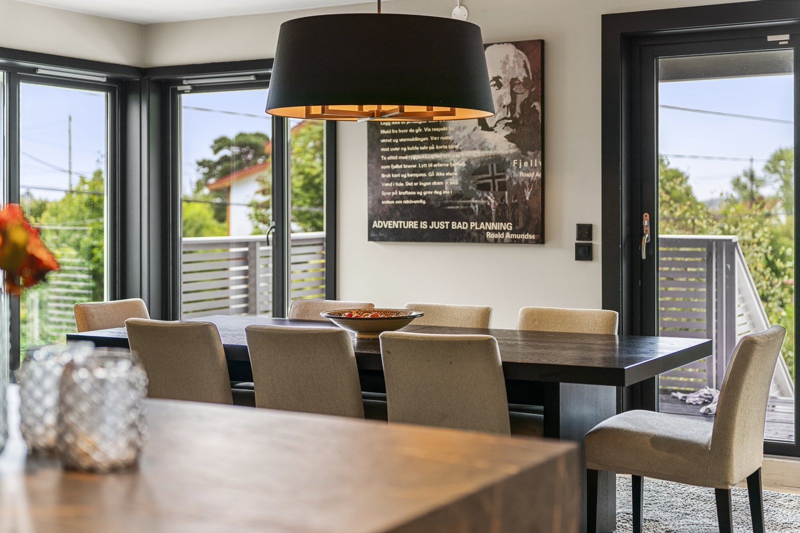 Direkte utgang til veranda Galleribilde