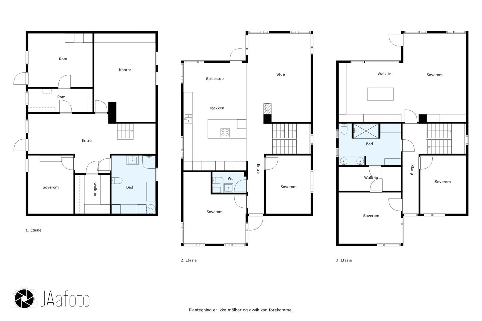 Plantegning Galleribilde