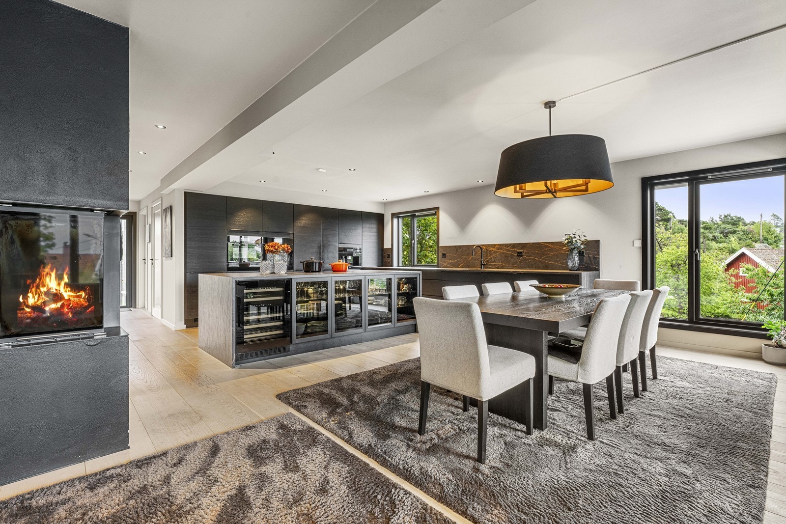 Åpen stue/kjøkkenløsning Galleribilde