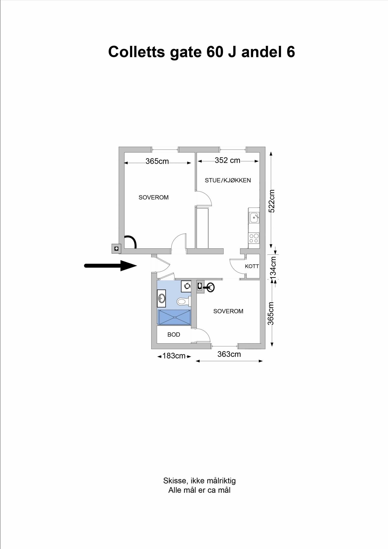 Alternativplantegning 2 Galleribilde