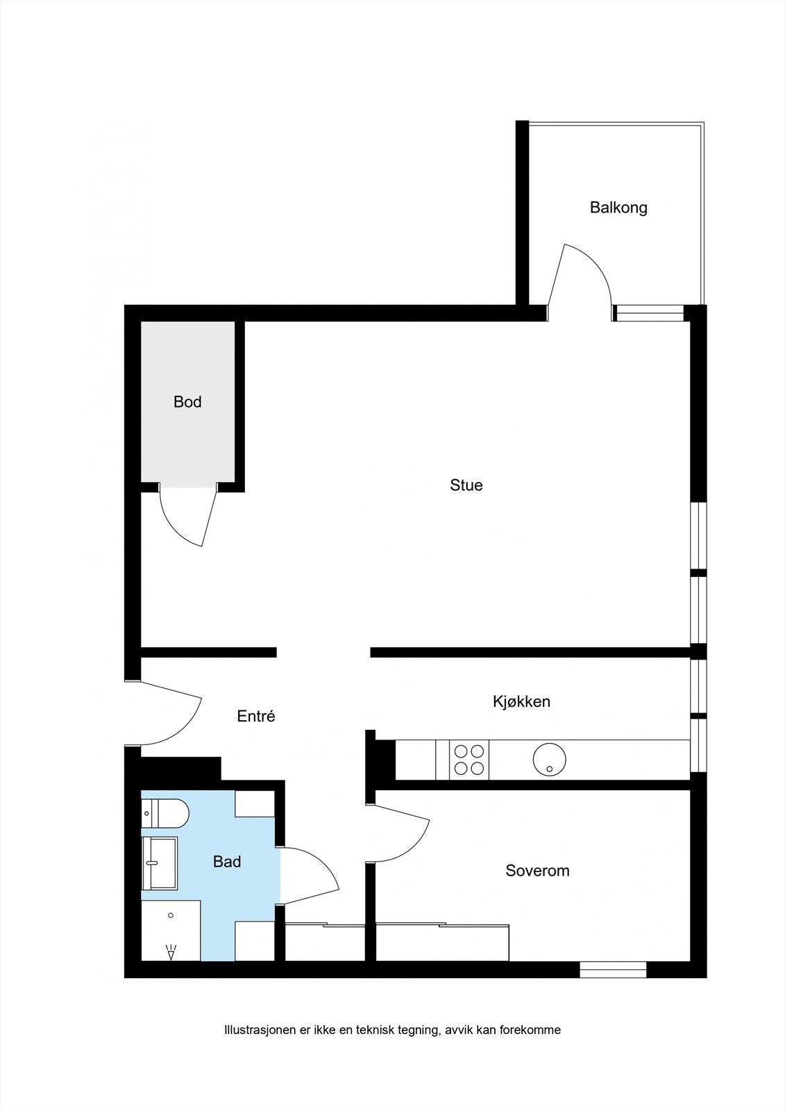 Presentasjon av leiligheten Galleribilde