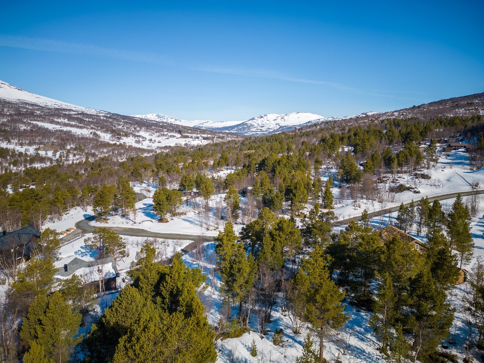 Tomten har ingen byggeklausul, noe som gir deg større frihet til å planlegge og utforme etter egne ønsker Galleribilde