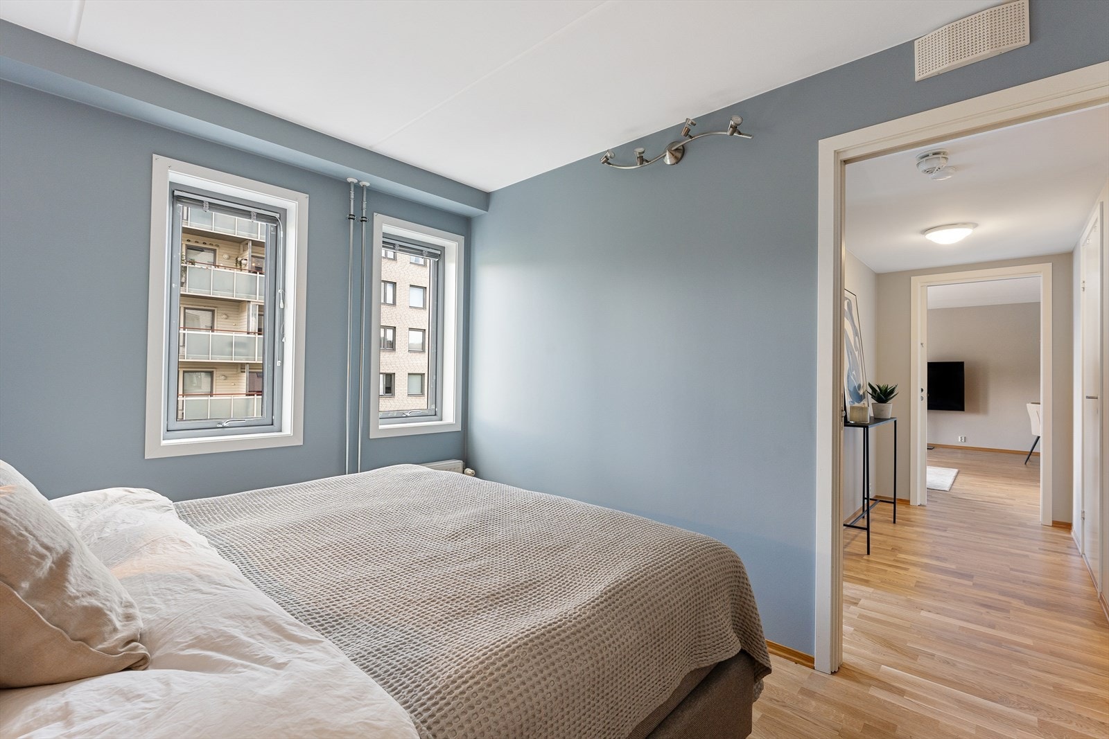 Soverommet ligger adskilt fra oppholdsrom Galleribilde