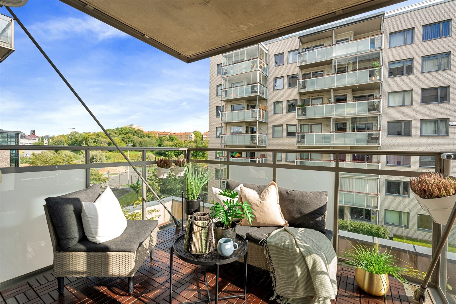 Gode solforhold hvor balkongen vender mot sør Galleribilde