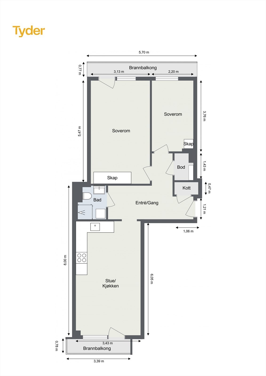 Plantegning Galleribilde