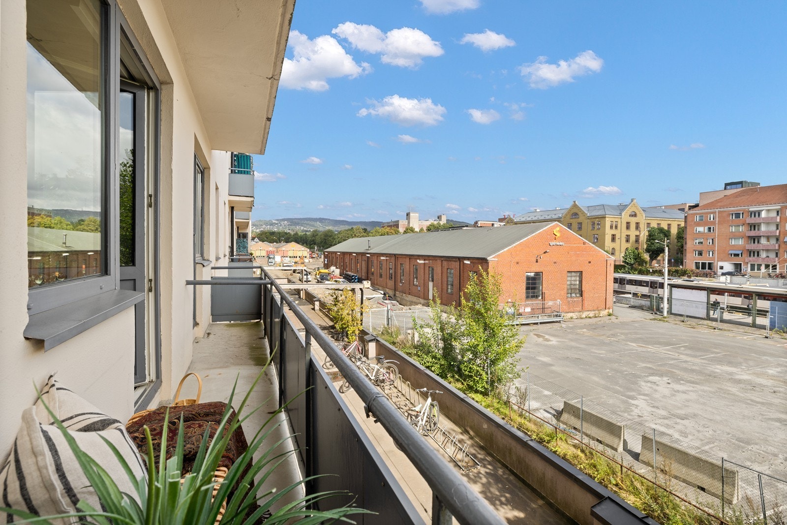 Utsikt mot Majorstuen T-bane Galleribilde