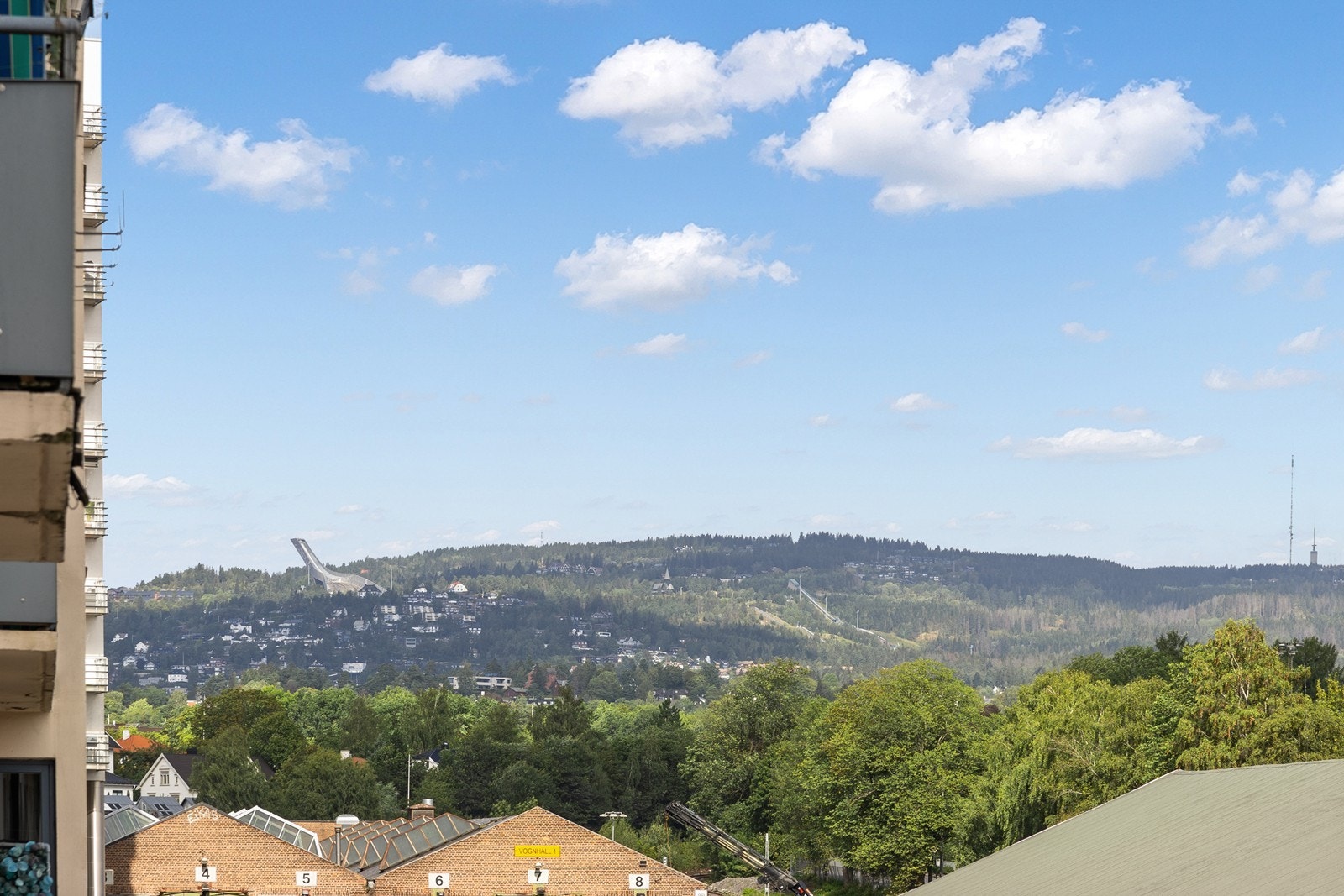 Mulig å se helt til Holmenkollen! Galleribilde