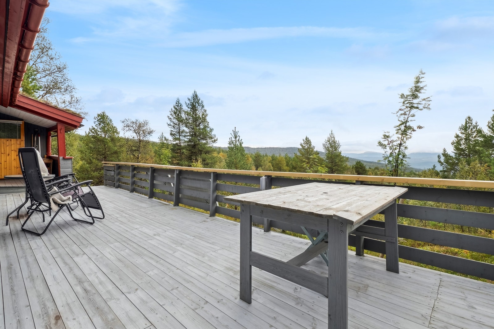 Terrassen med flott utsikt Galleribilde