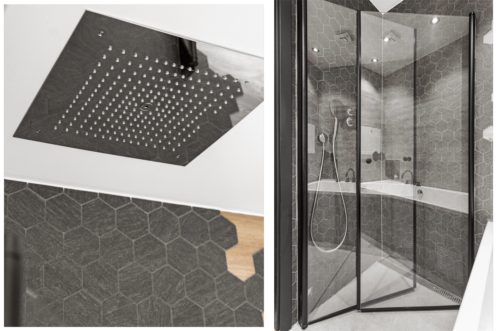 Merk innbygget blandebatteri og røropplegg Galleribilde