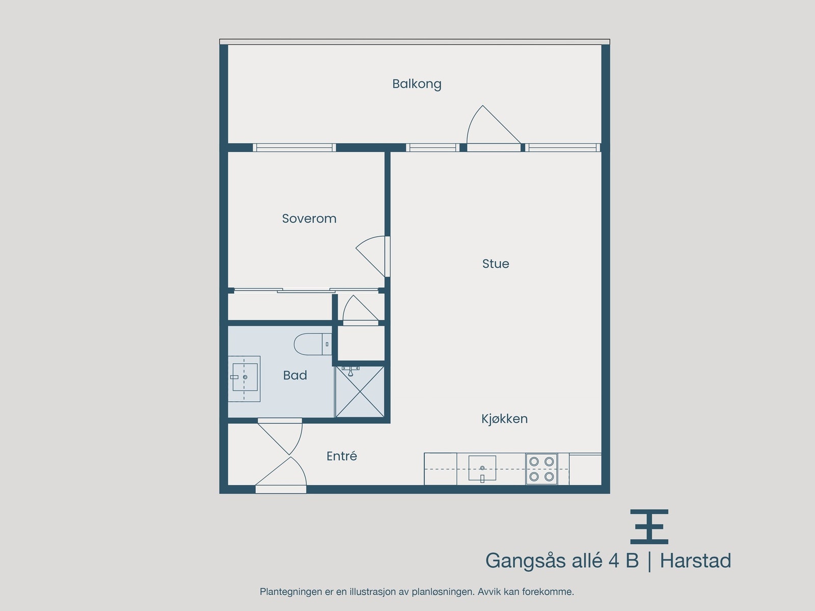 Plantegning Galleribilde