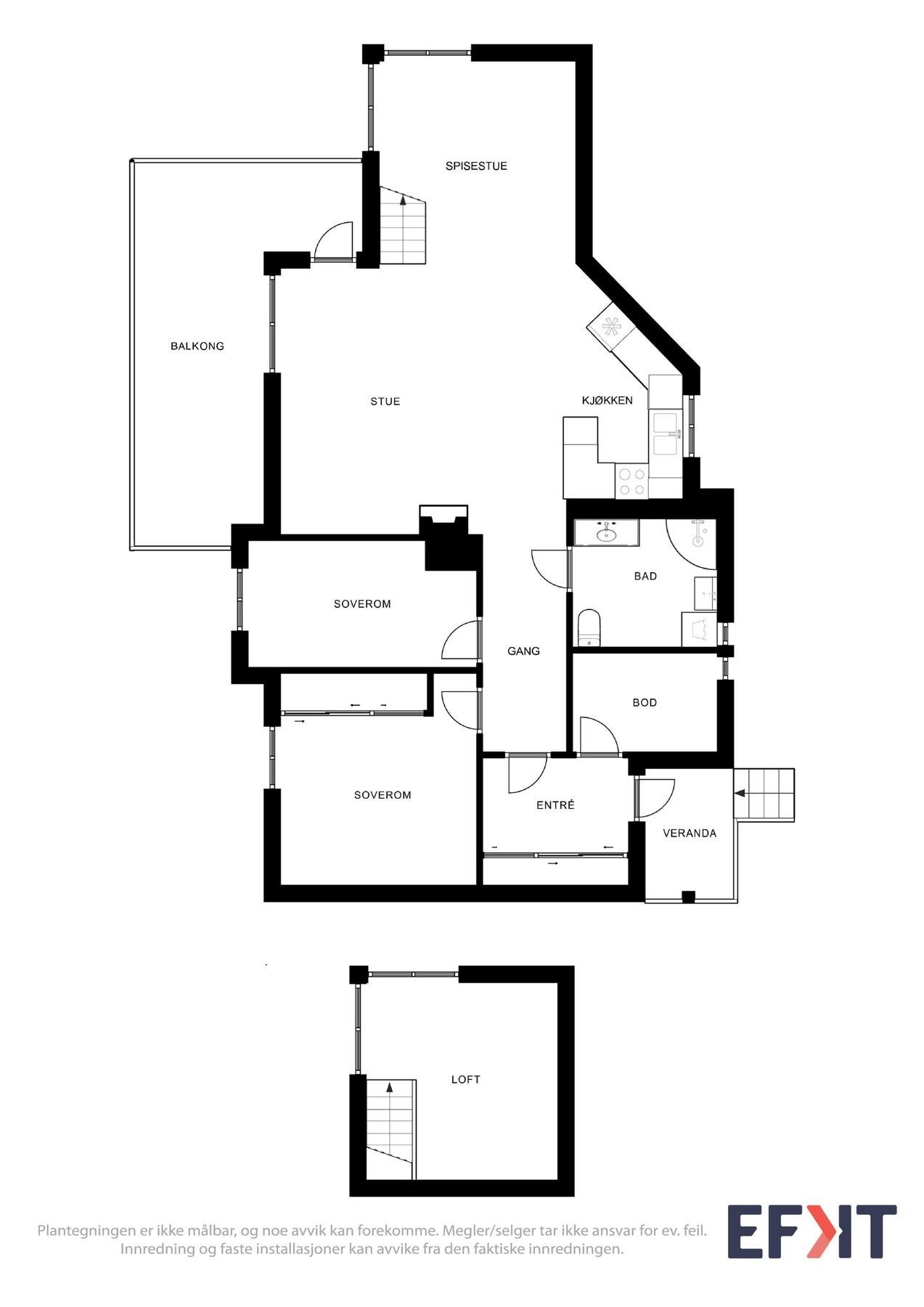 Plantegninger alle plan Galleribilde