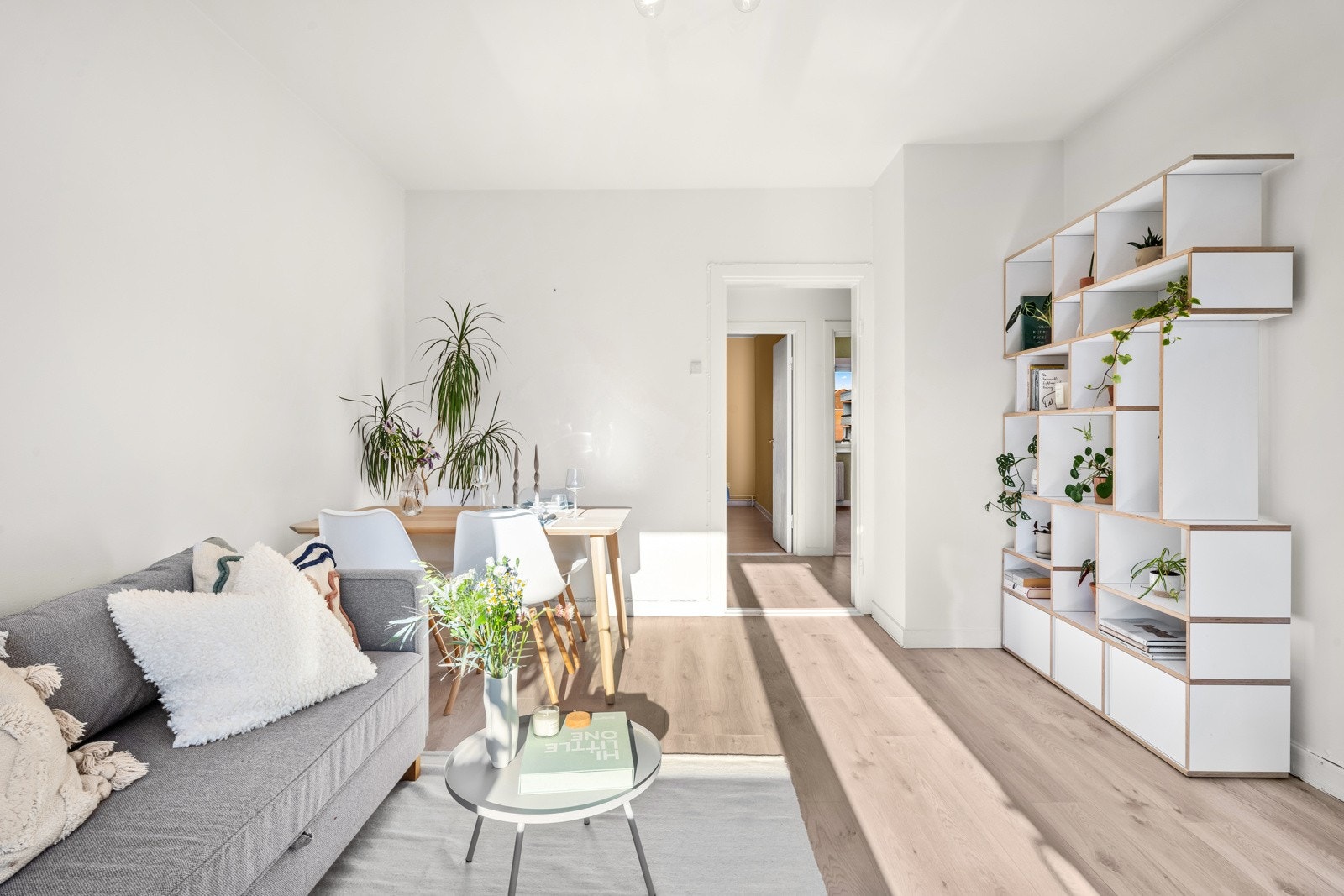 Leiligheten er gjennomgående. Galleribilde