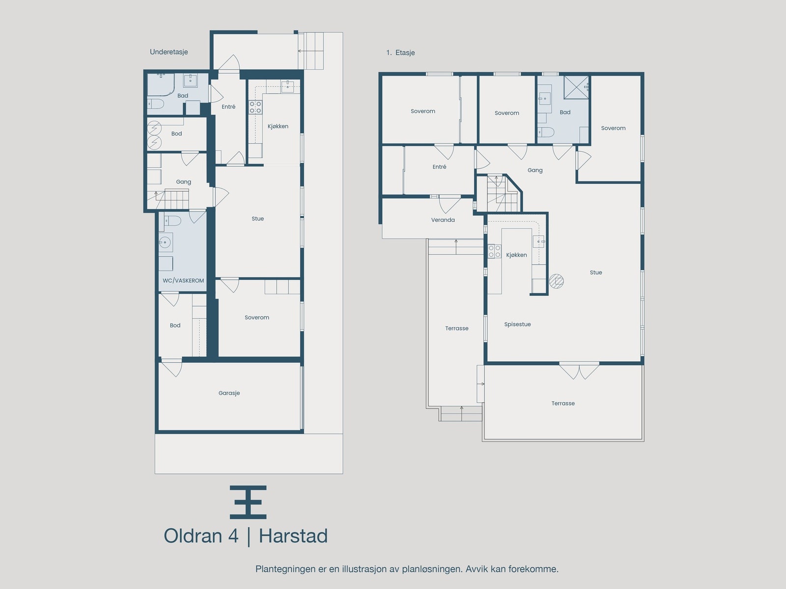 Plantegning Galleribilde