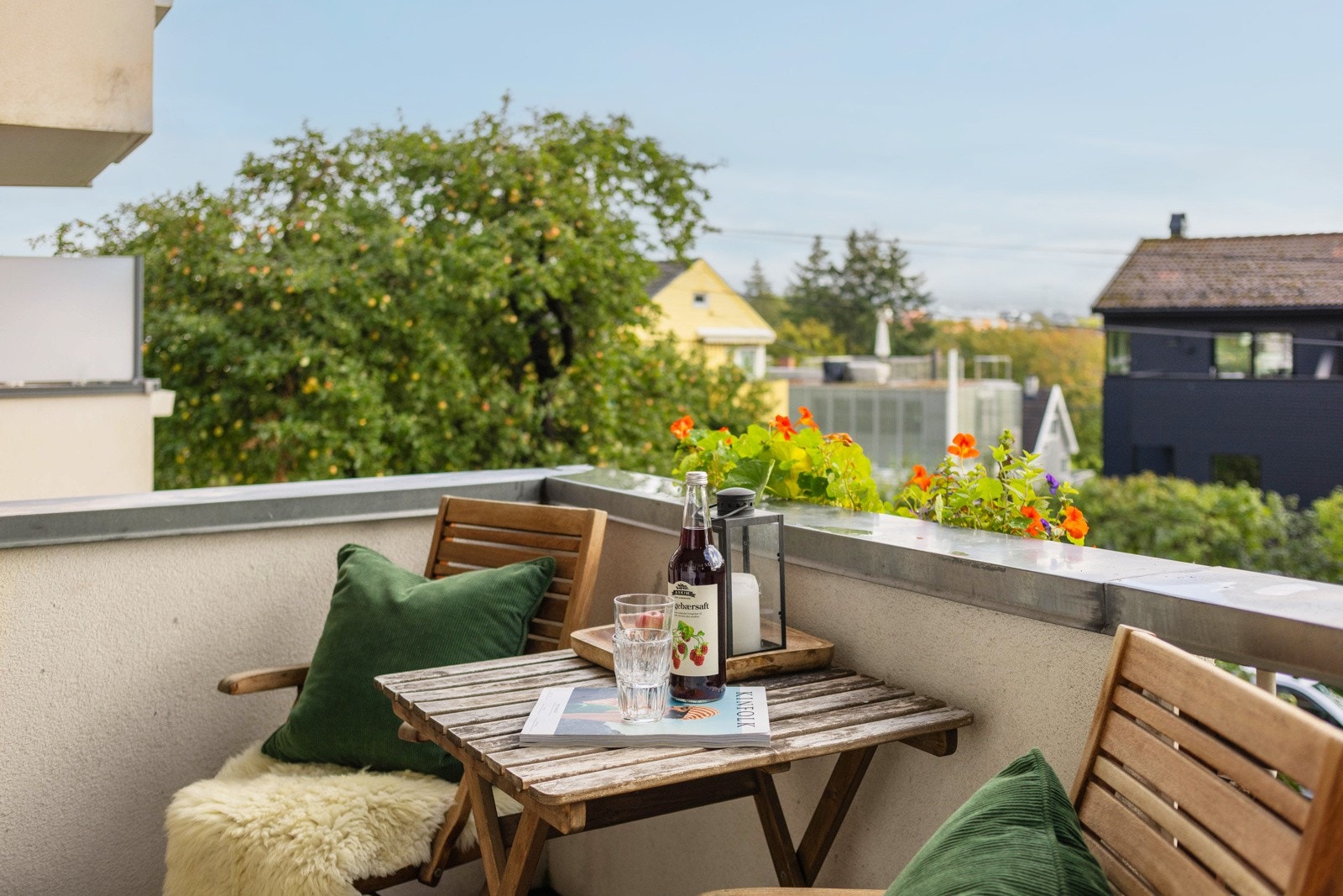 Dette er plassen å sitte varme sommerdager. Galleribilde