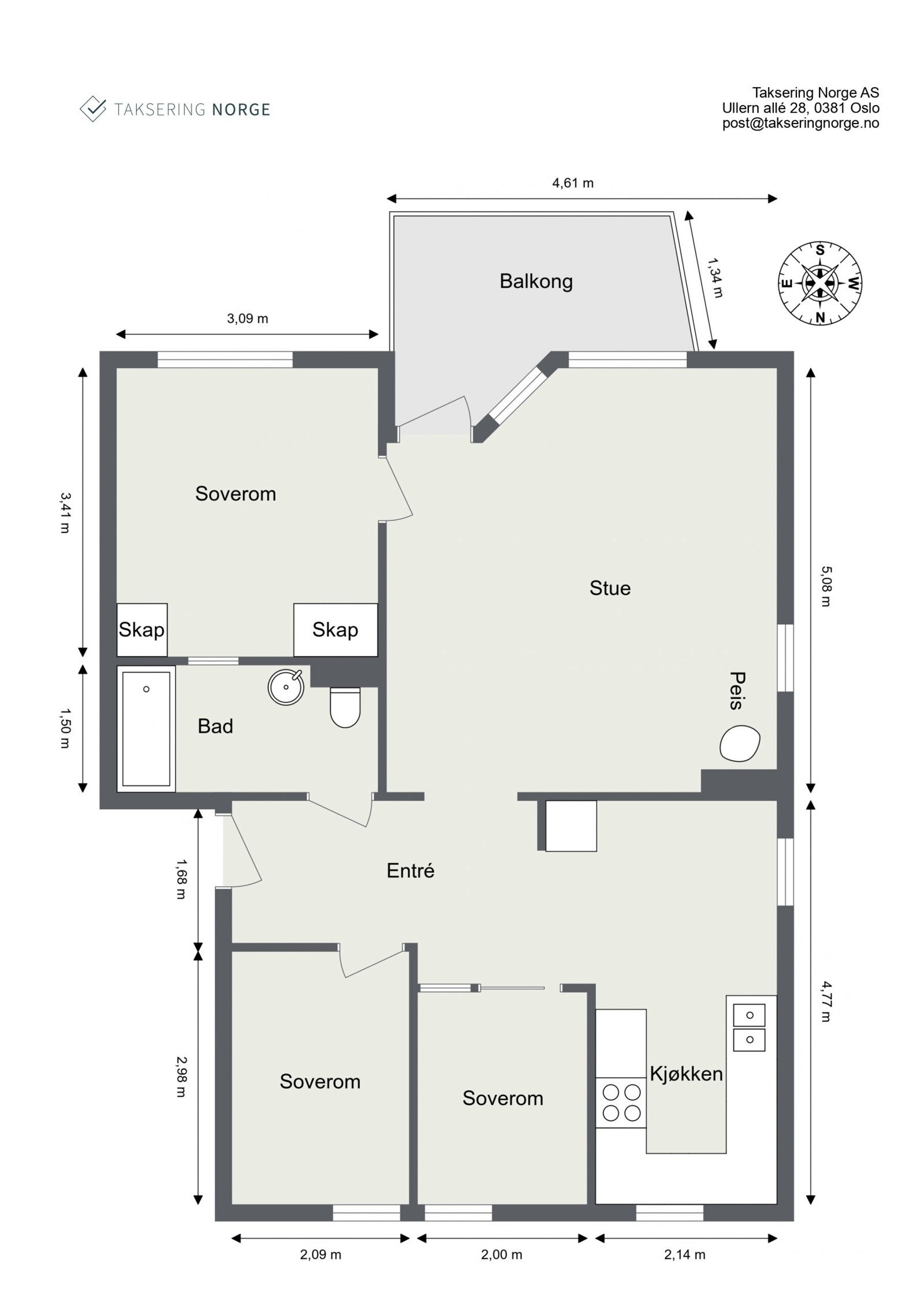 Planskisse. Galleribilde