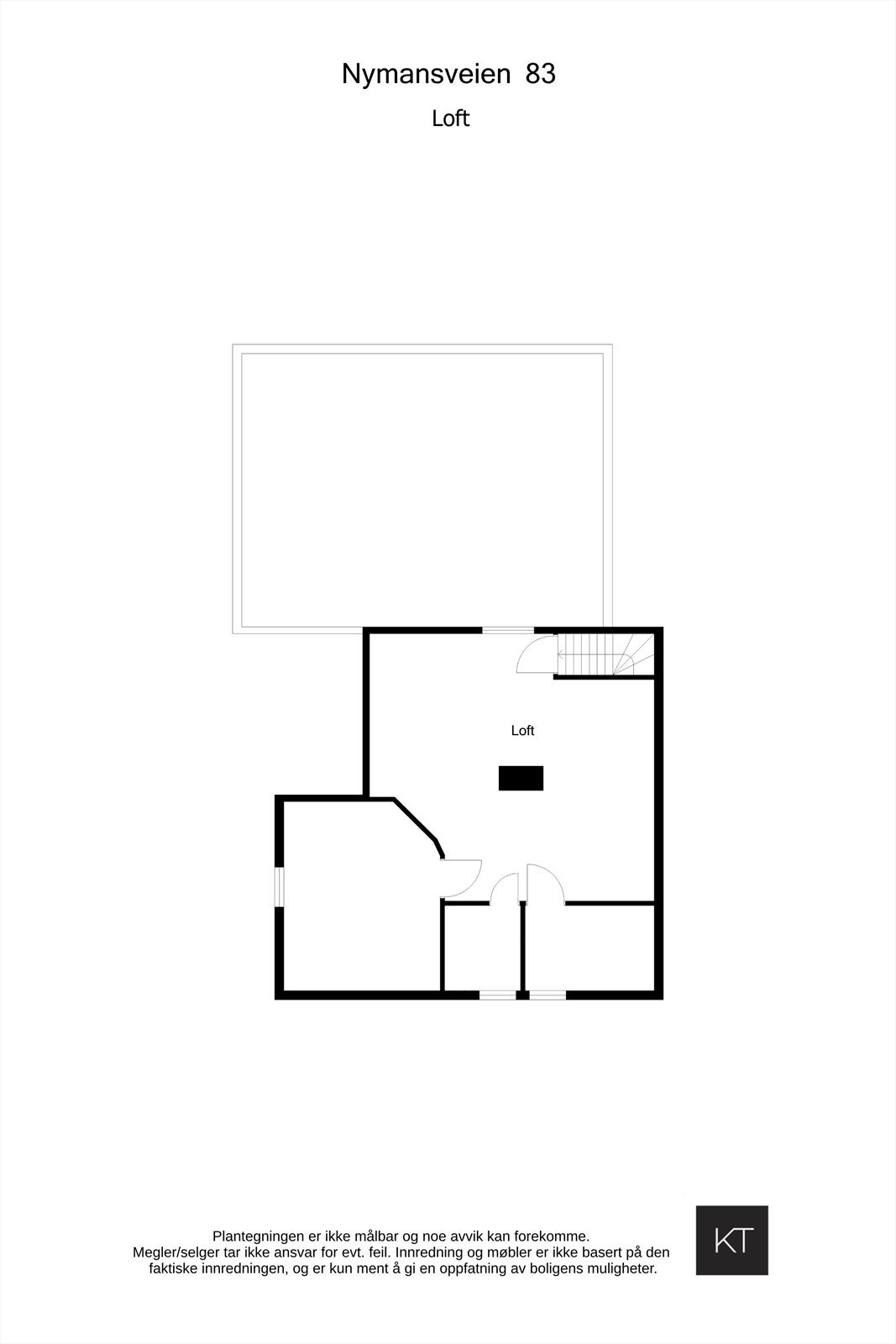 Planskisse loft Galleribilde