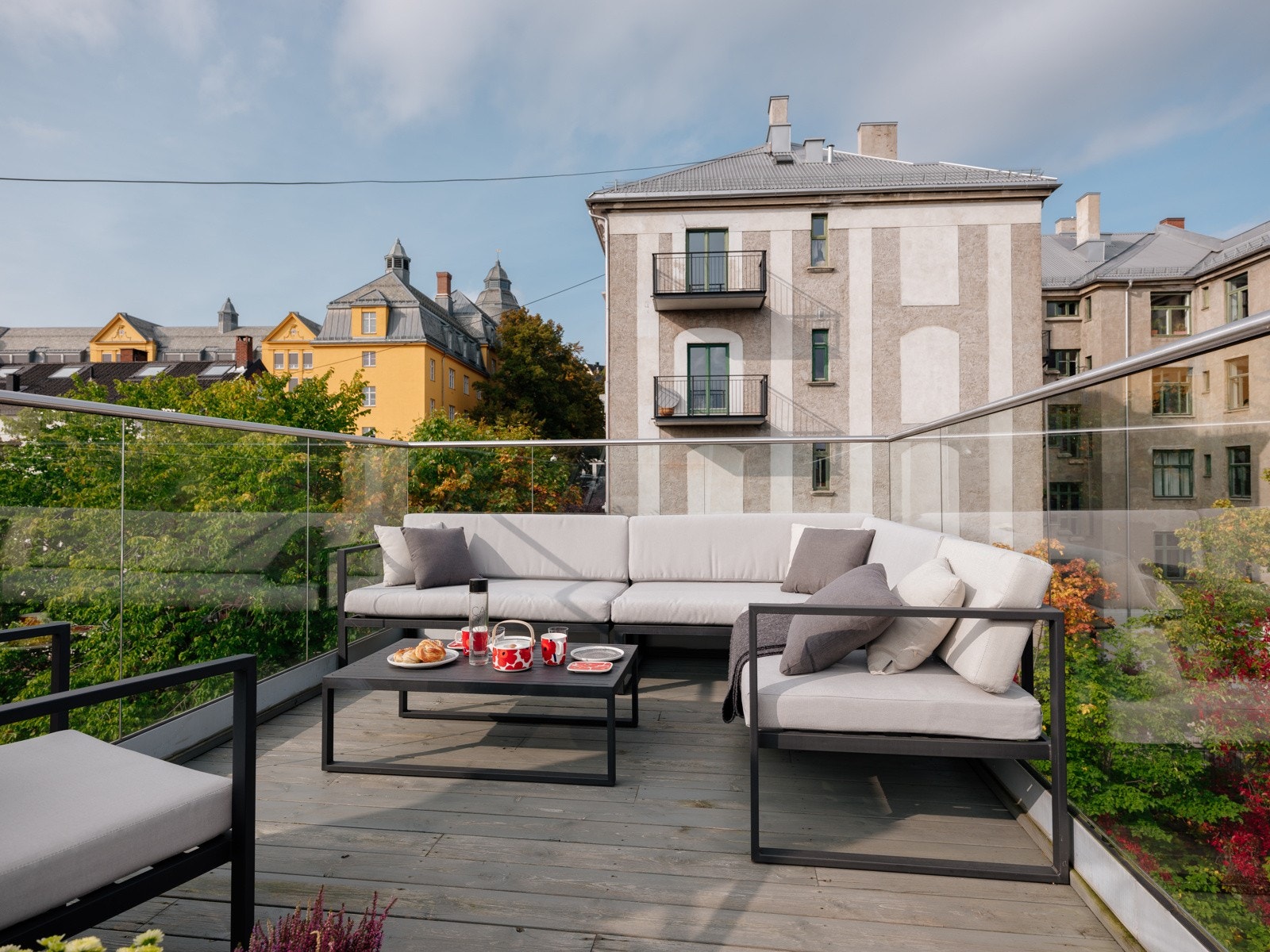 Helt unikt for denne leiligheten er den fantastiske takterrassen på 12,3 m2. Galleribilde