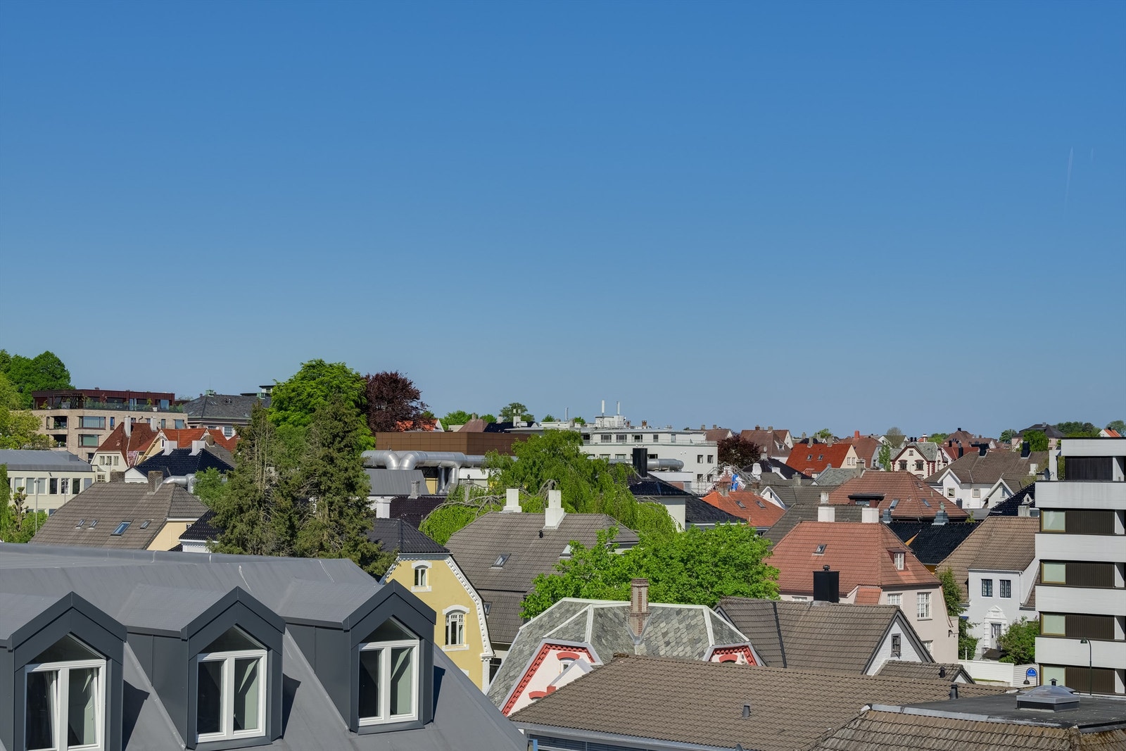 Utsnitt av utsikten mot Eiganes / Vestre Platå Galleribilde