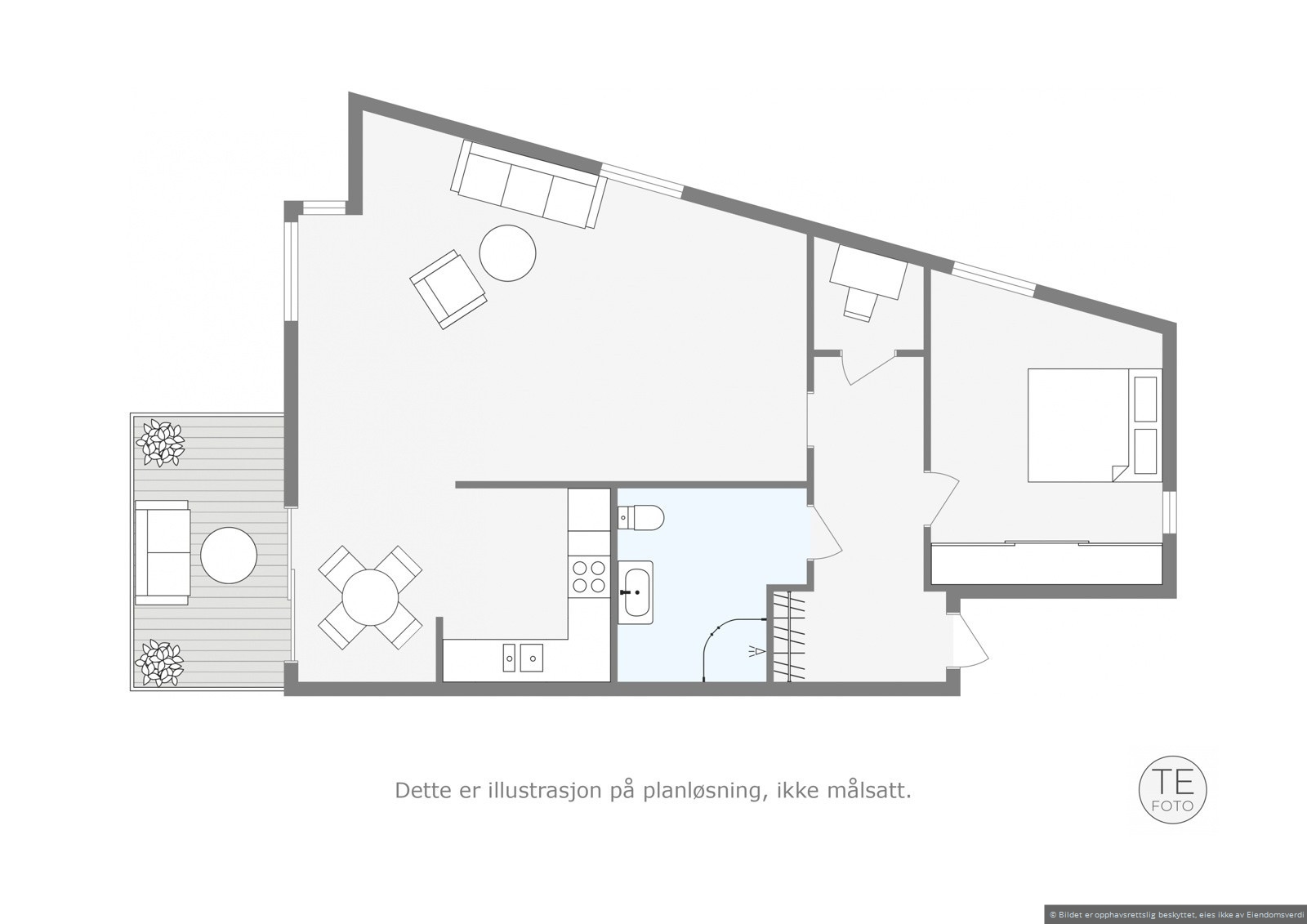 Planskisse Galleribilde