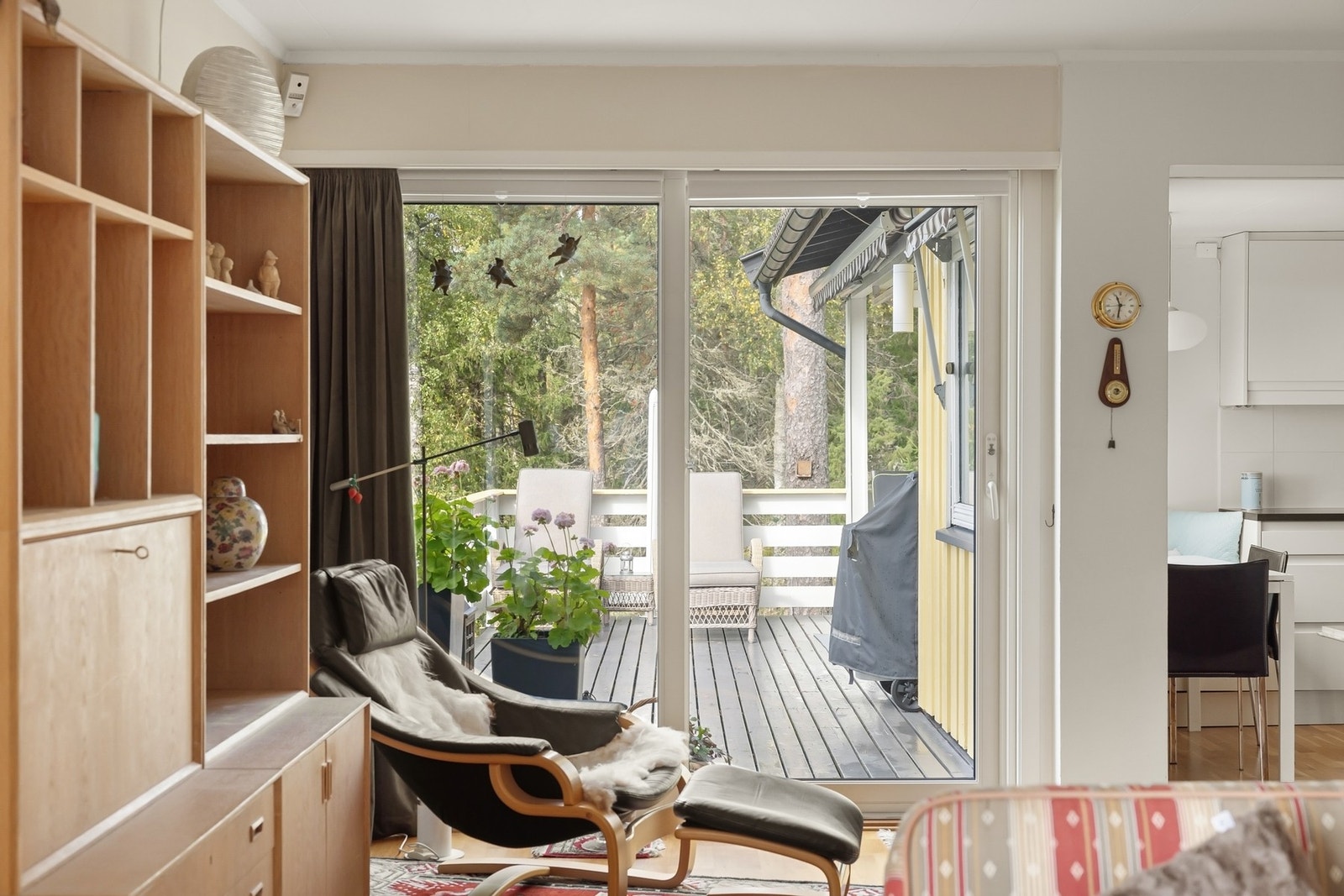 Utgangen til terrassen Galleribilde