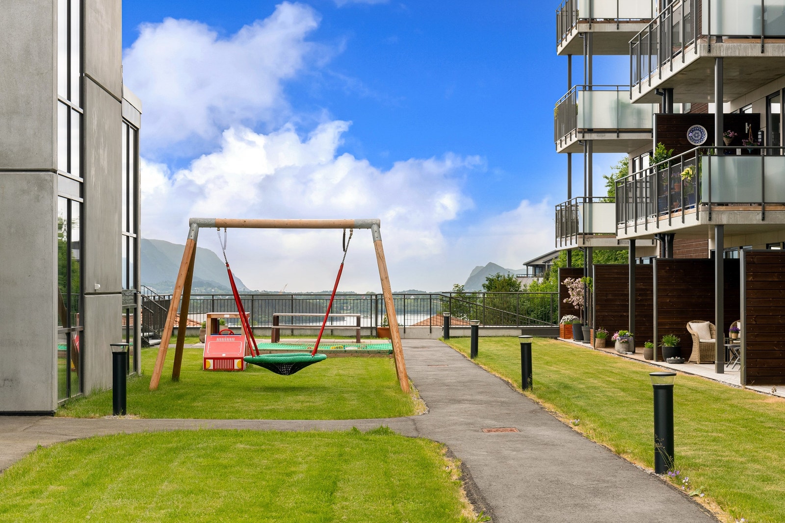 Nydelig utsikt mot vest Galleribilde