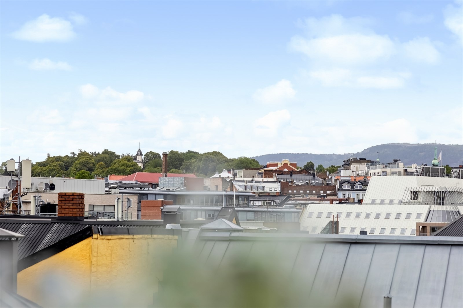 Fantastisk utsikt over byen! Galleribilde