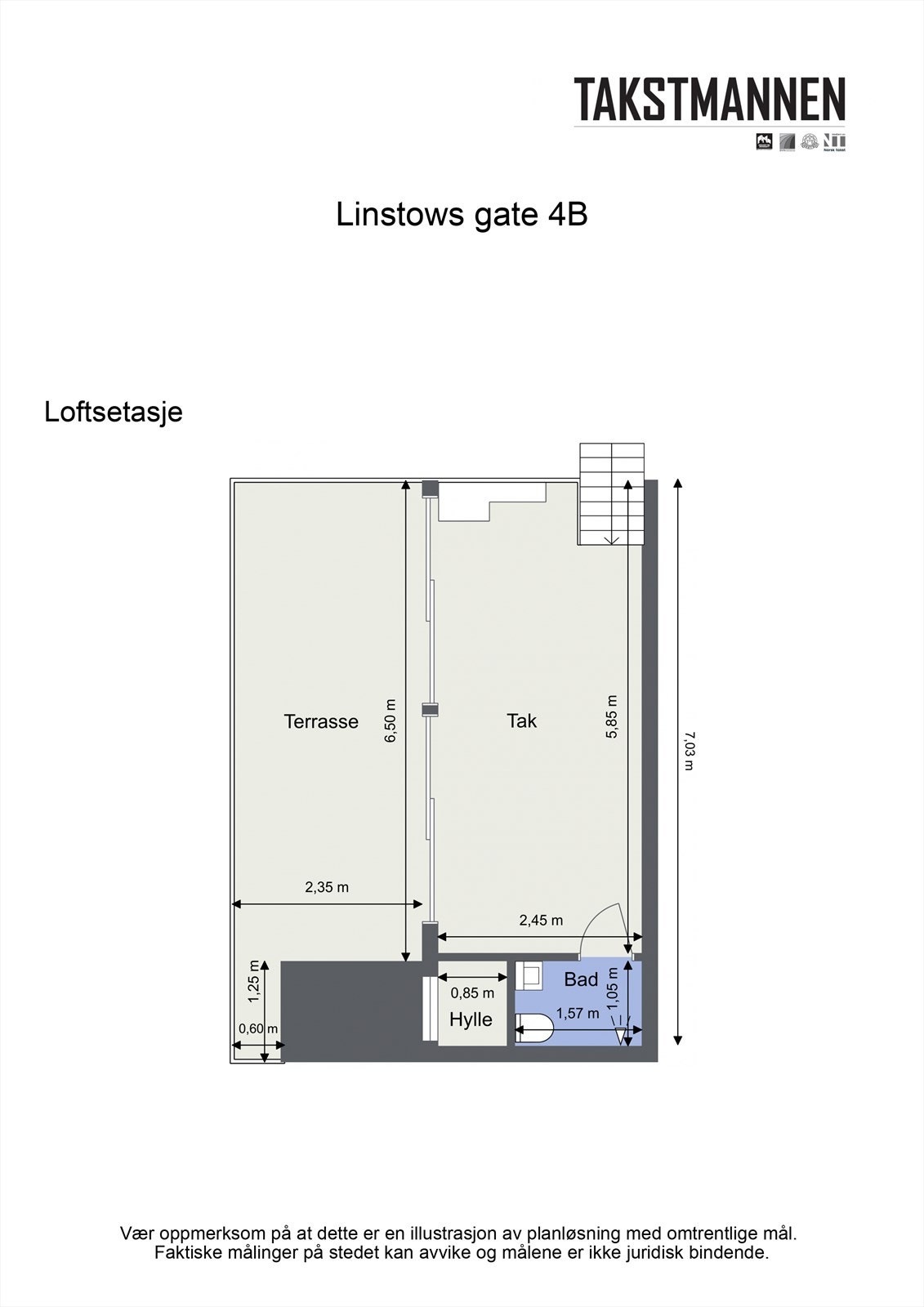 Loftsetasje. Galleribilde