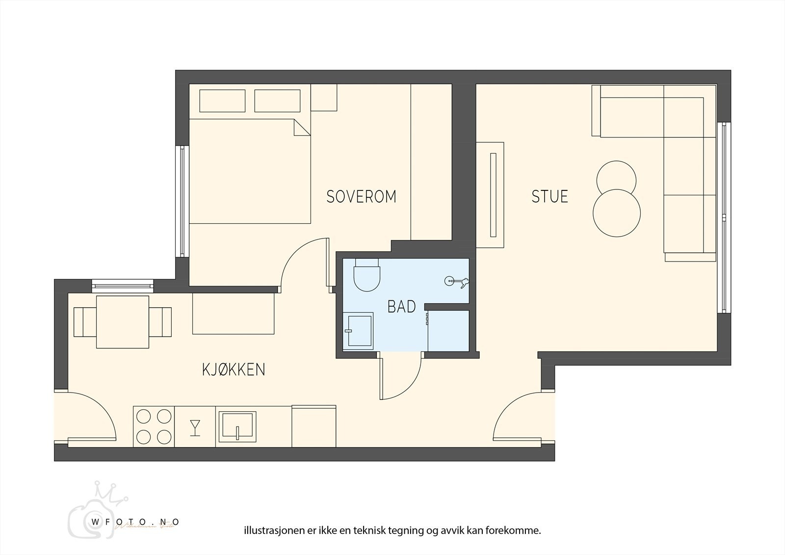 Planløsning. Galleribilde