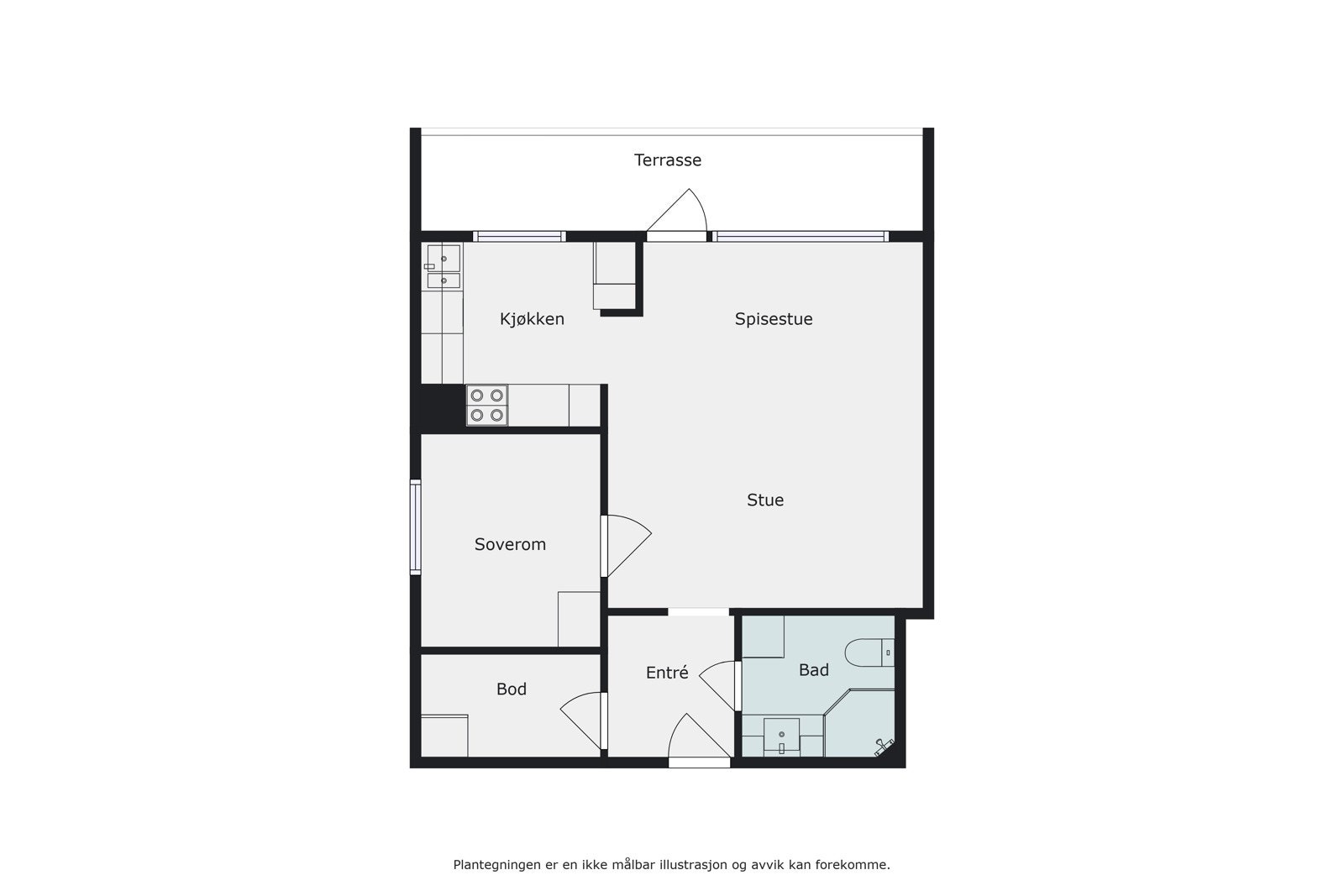 Plantegning Galleribilde