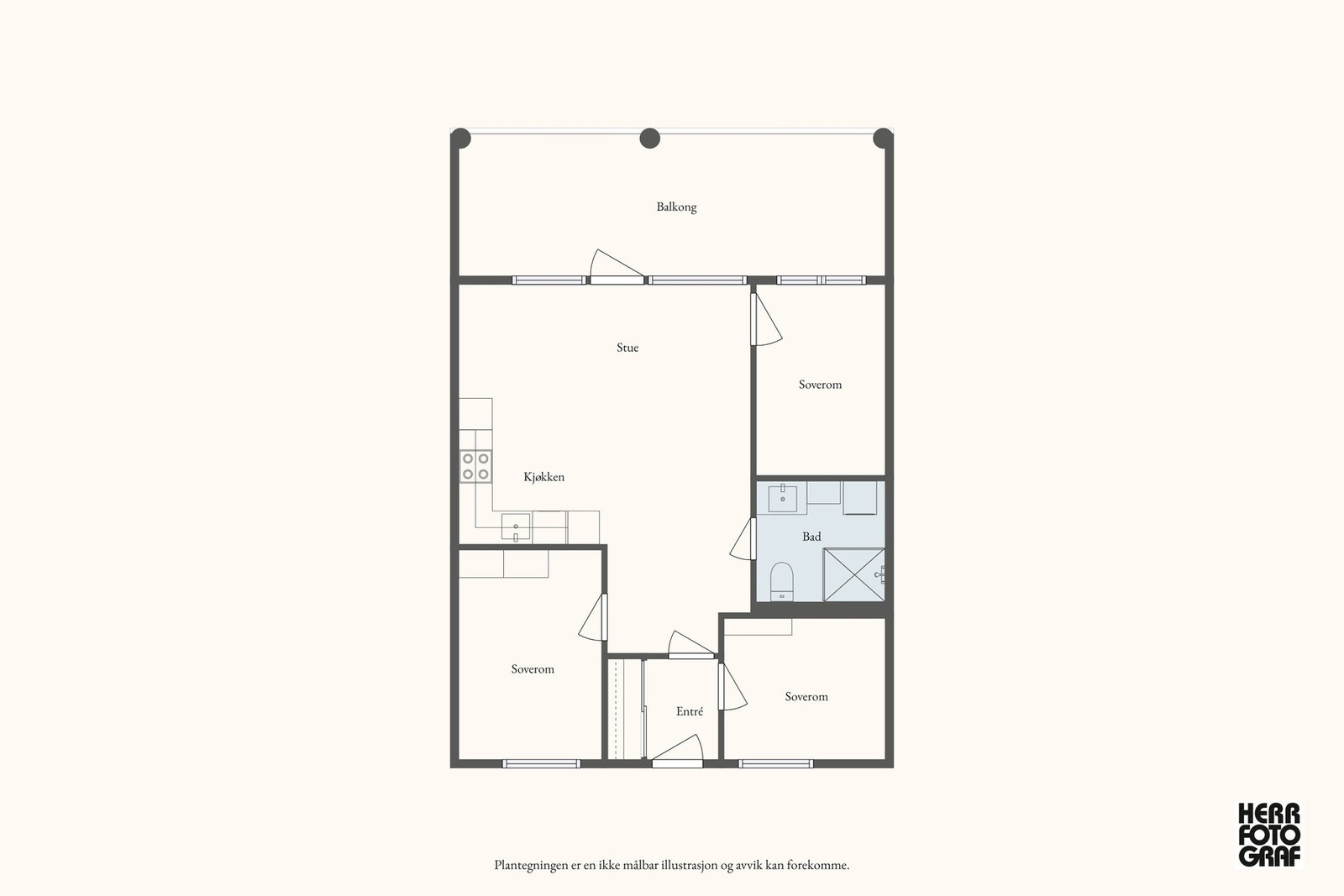 Plantegning Galleribilde