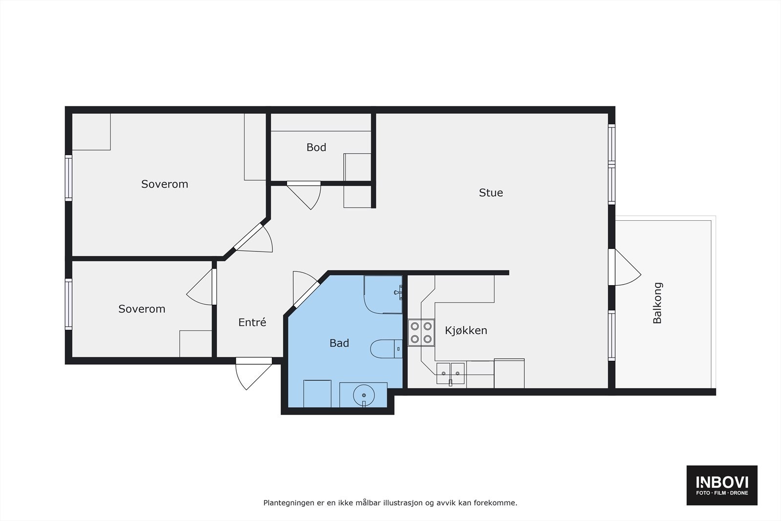 Plantegning Galleribilde