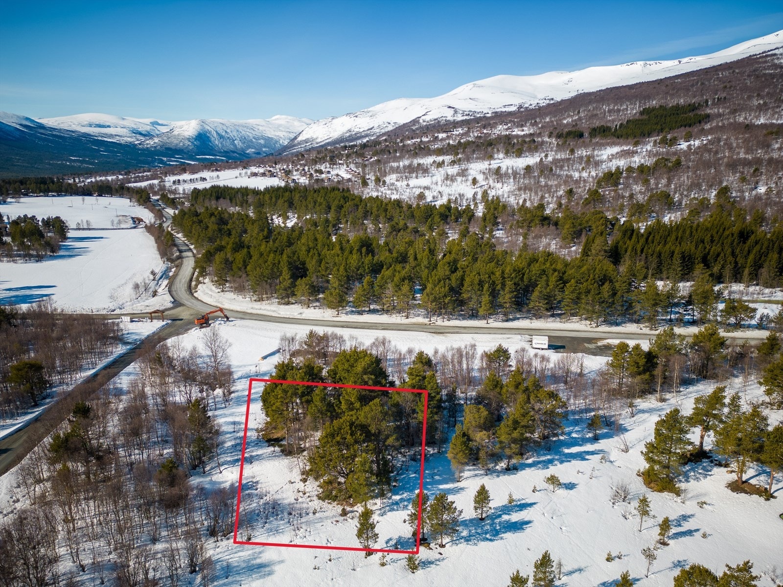 Velkommen til Gjetbergsvegen 9! Markering er skissert av megler, avvik kan forekomme Galleribilde