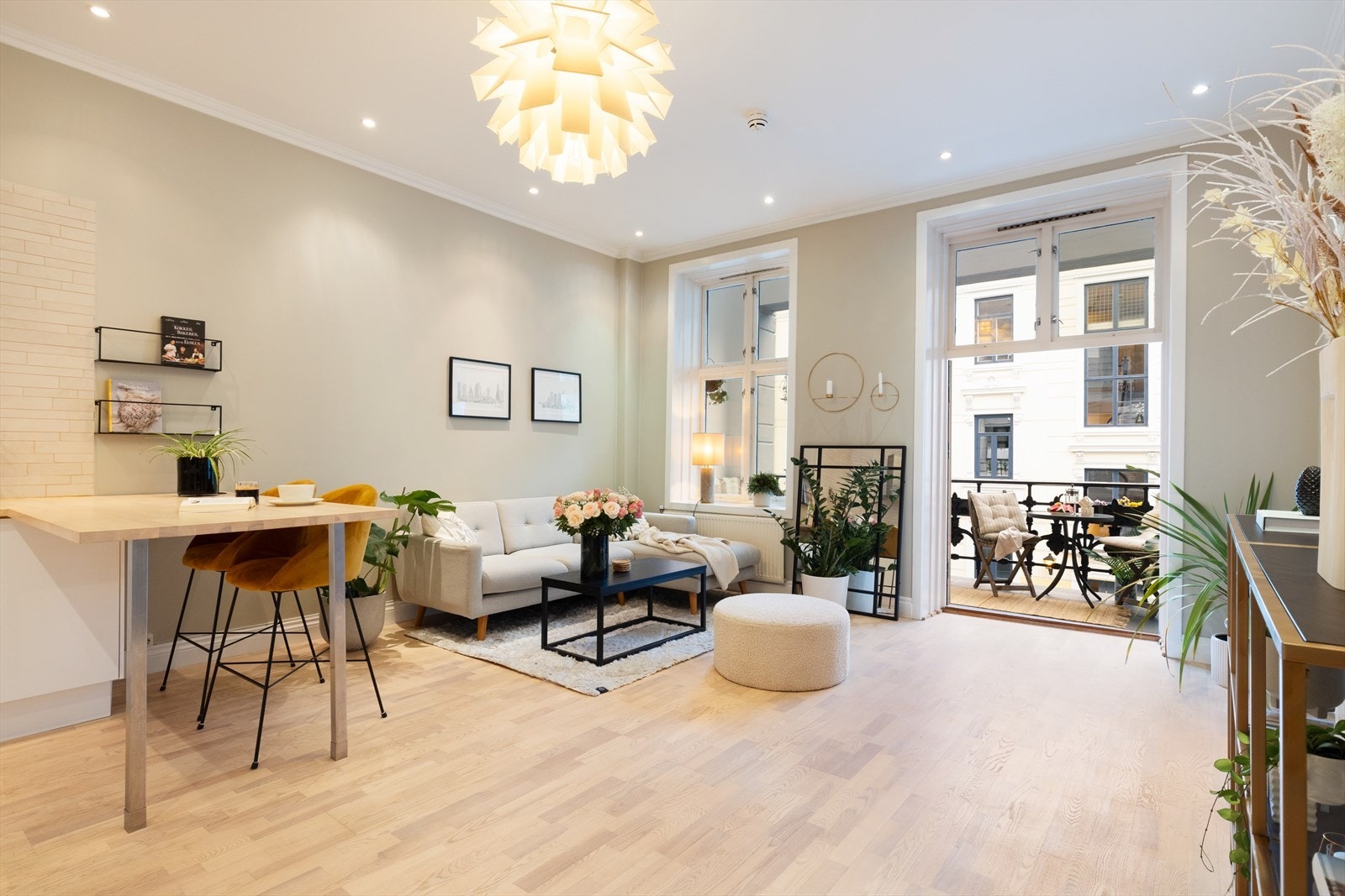 Felles brannvarsling i gården Galleribilde