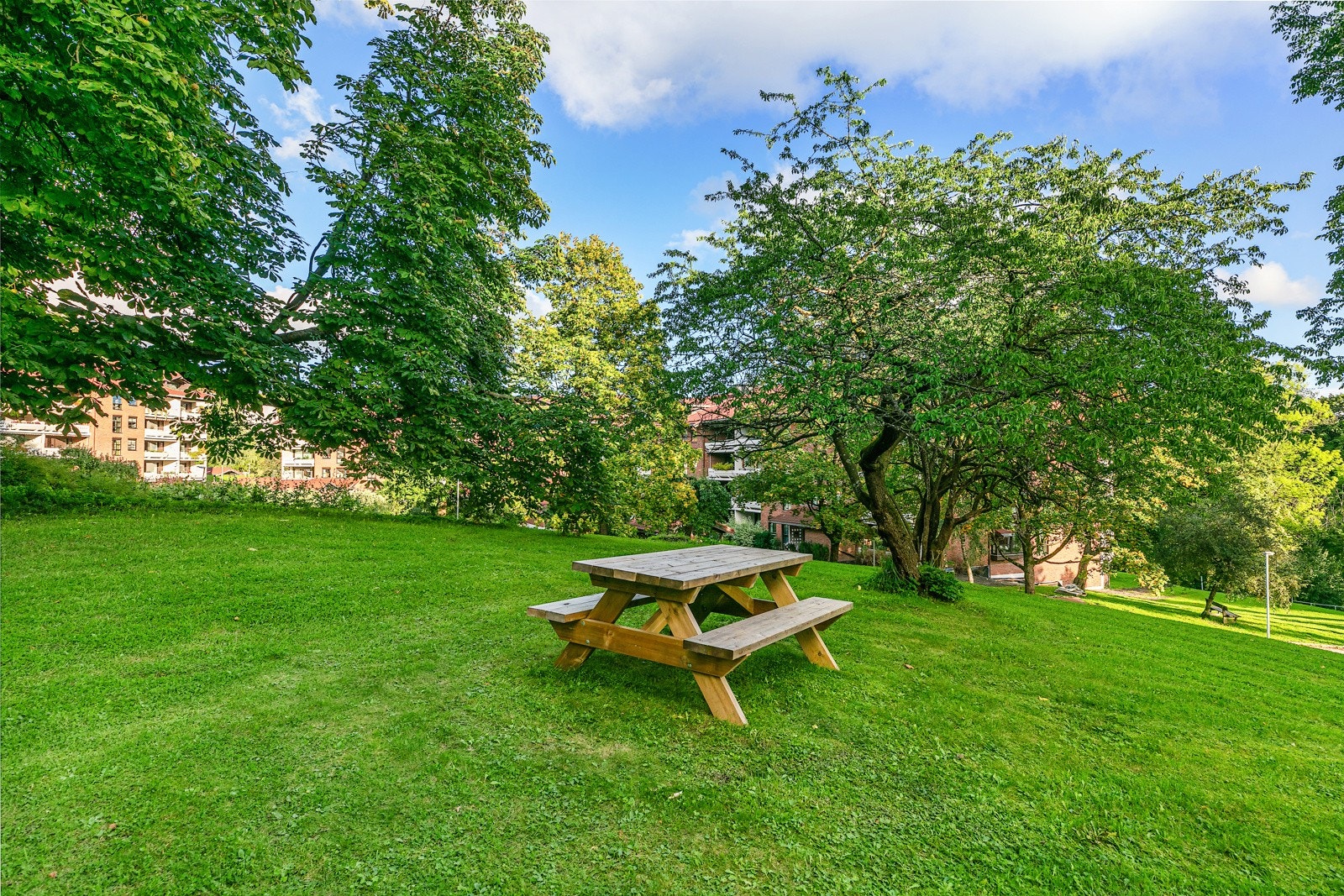 Det interne hagearealet oppleves særdeles tilbaketrukket og fredelig. Galleribilde