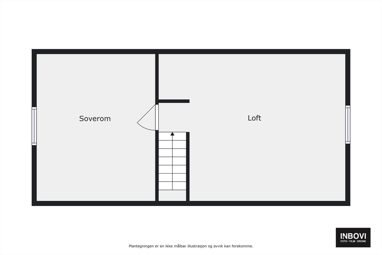Plantegning loft Galleribilde