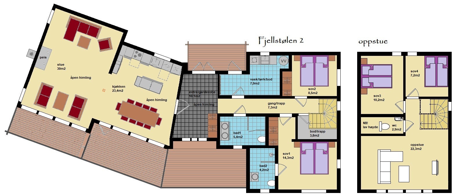 Meget praktisk planløsning Galleribilde