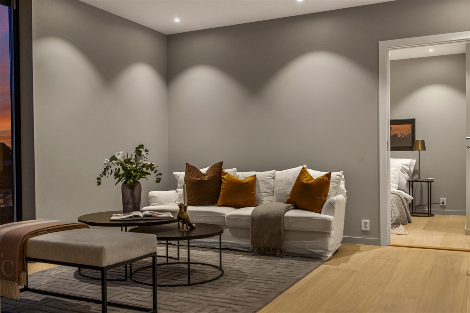 Avdelingen for TV-stue har en naturlig inndeling med god plass til sofragruppe og opplegg for TV. Galleribilde