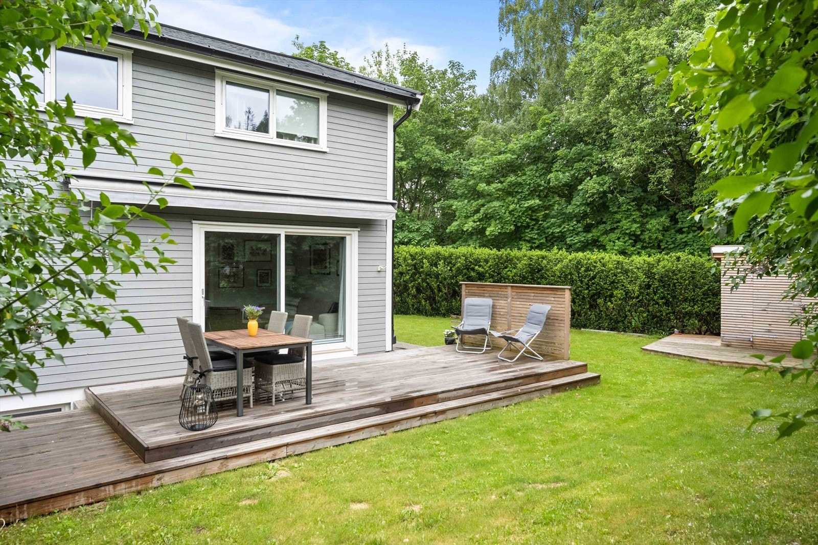 En fantastisk uteplass med gode solforhold. Galleribilde