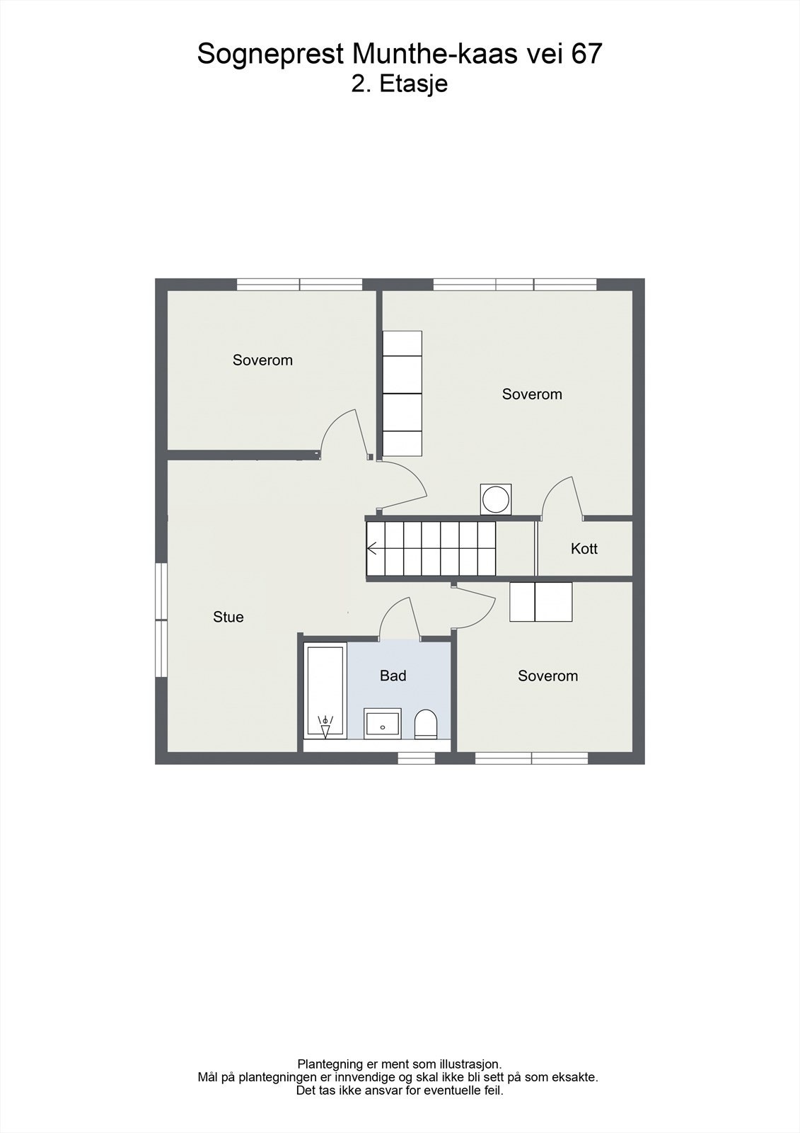 Plantegning 2. etg. Galleribilde