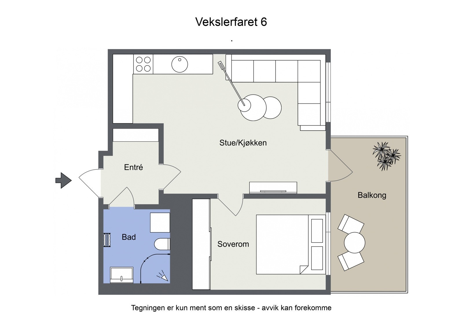 Plantegning. Galleribilde