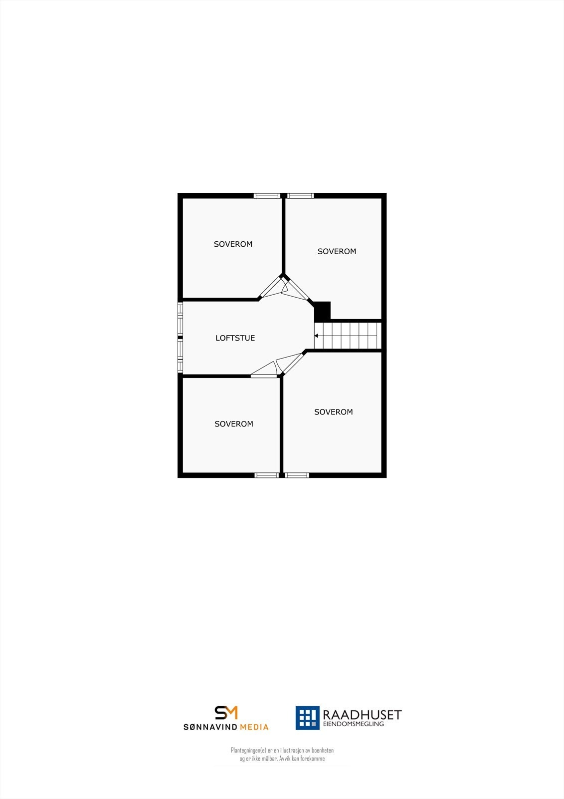 2D Plantegning | 2. Etasje Galleribilde