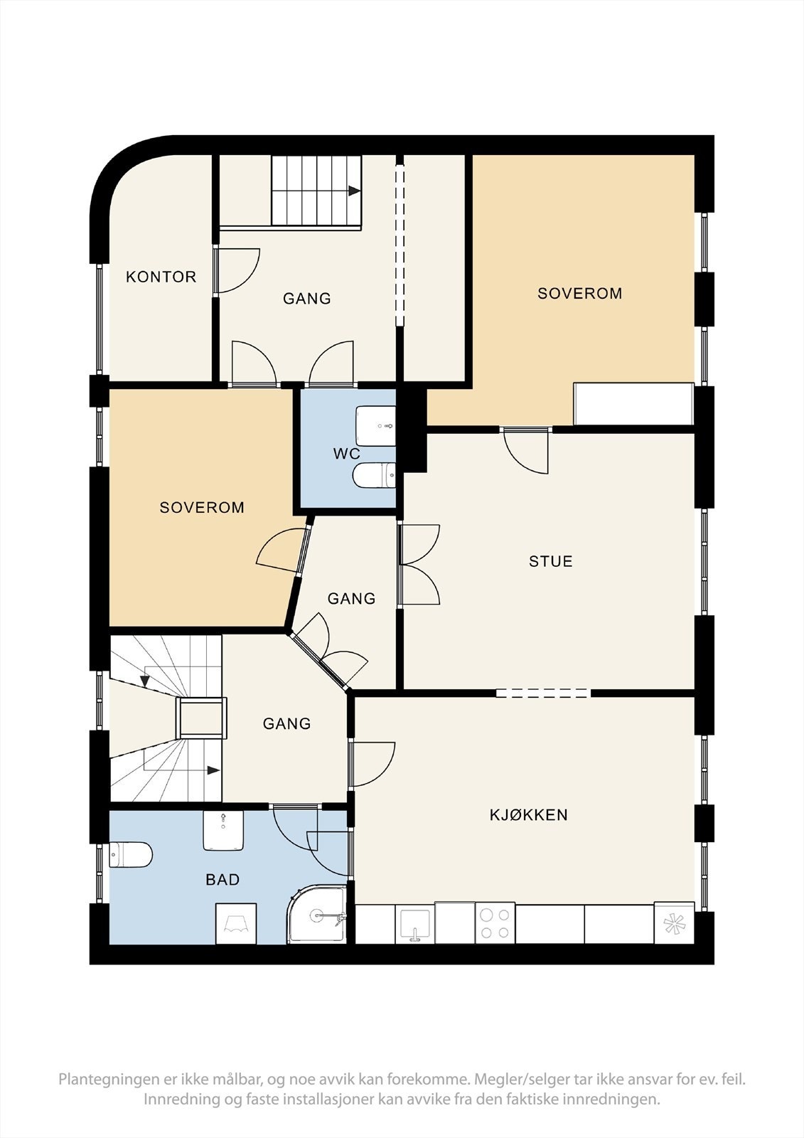 Plantegning - Leilighet 2.etg. Galleribilde