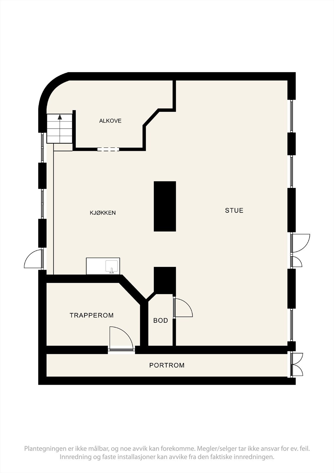 Plantegning - 1.etg. Galleribilde