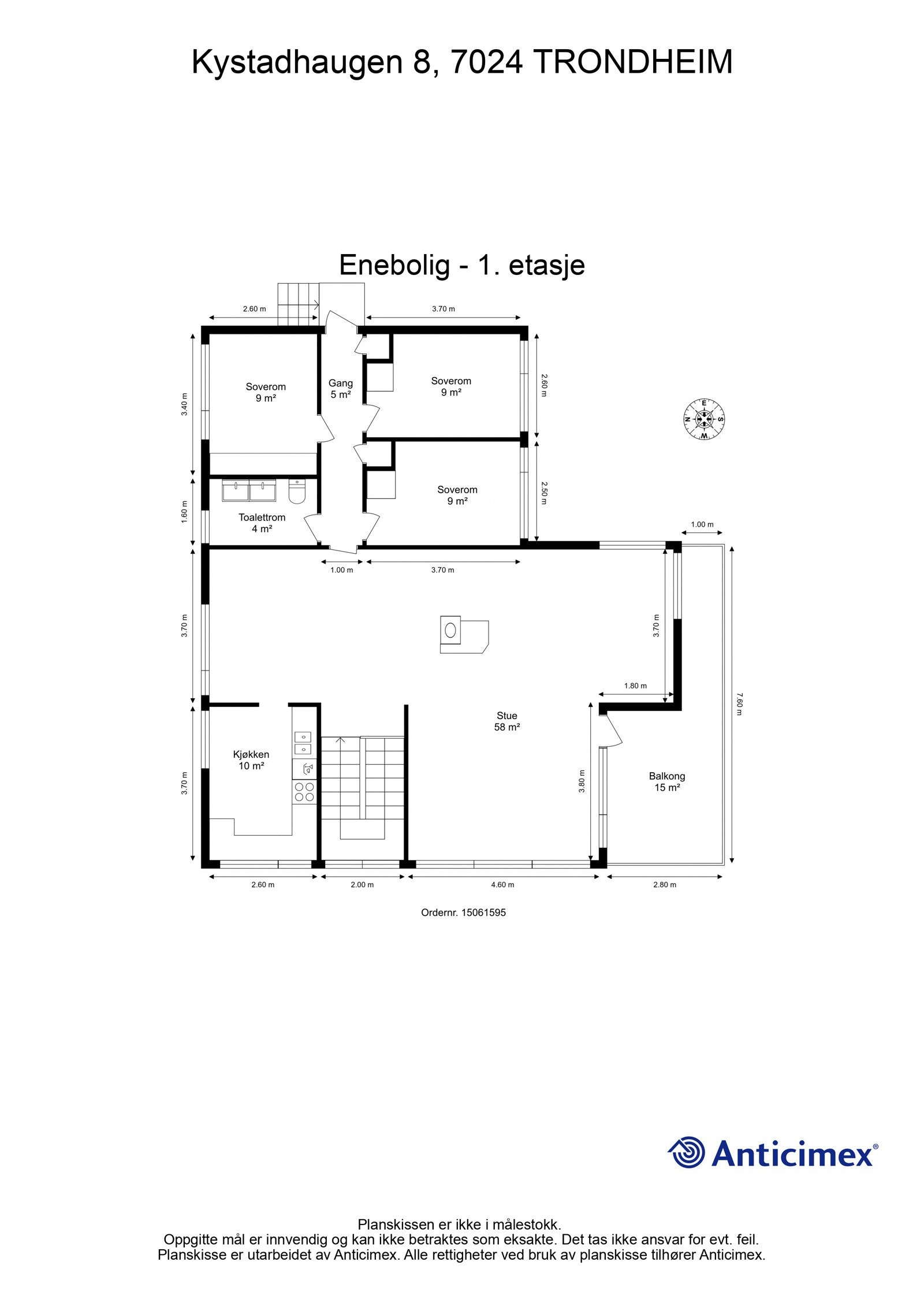 Plantegning - 1. etasje. Galleribilde