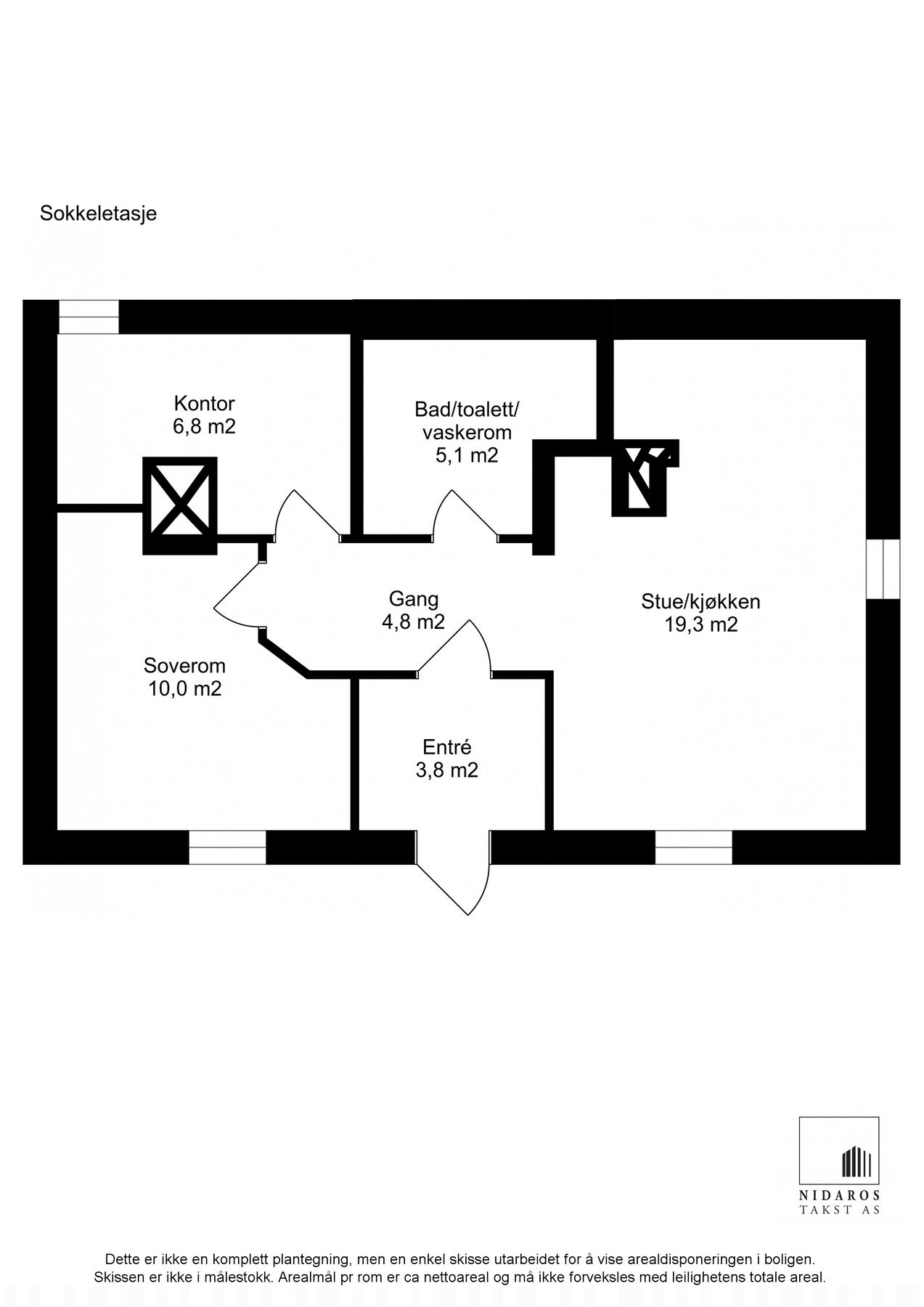 Planskisse. Galleribilde