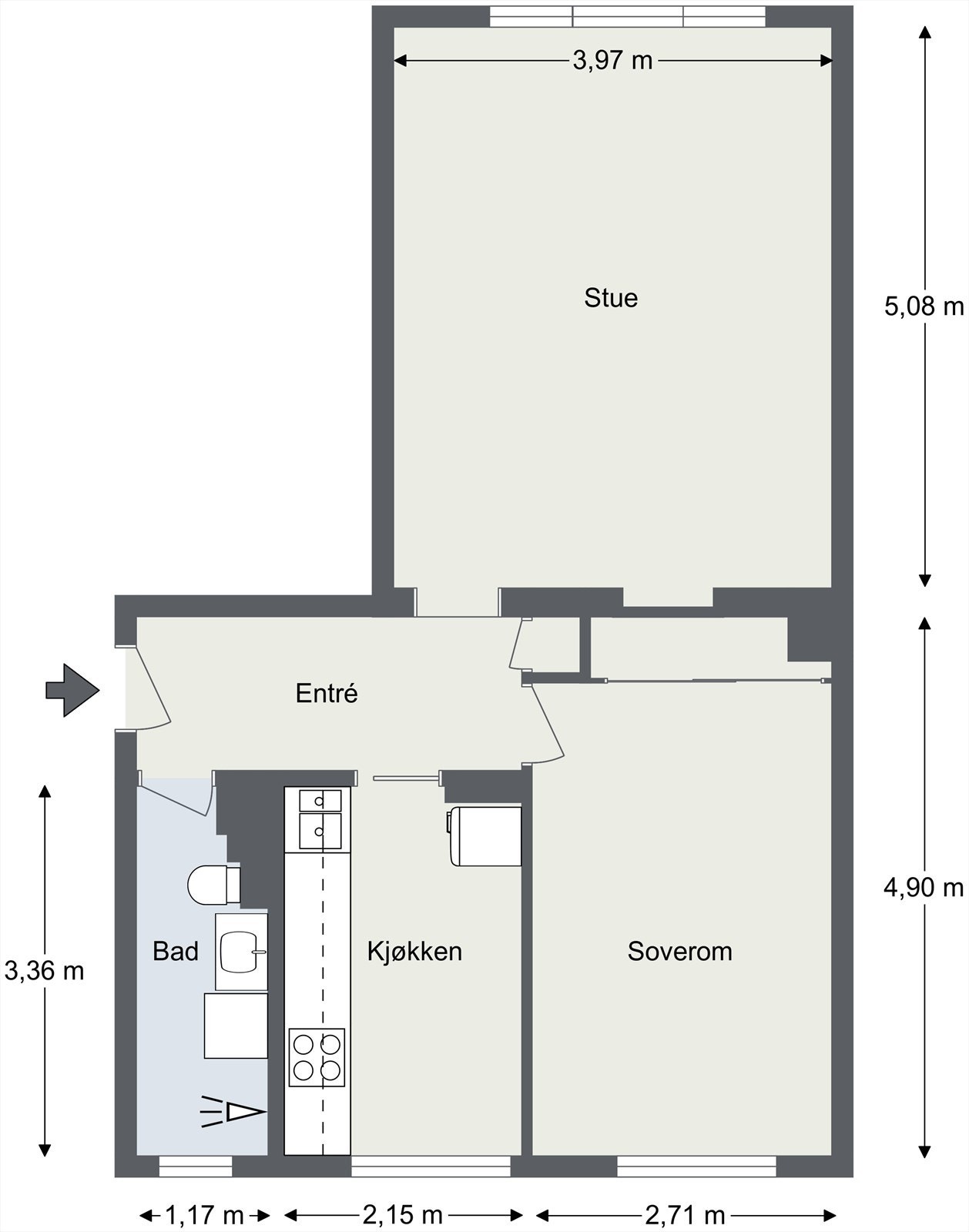 Plantegning Galleribilde