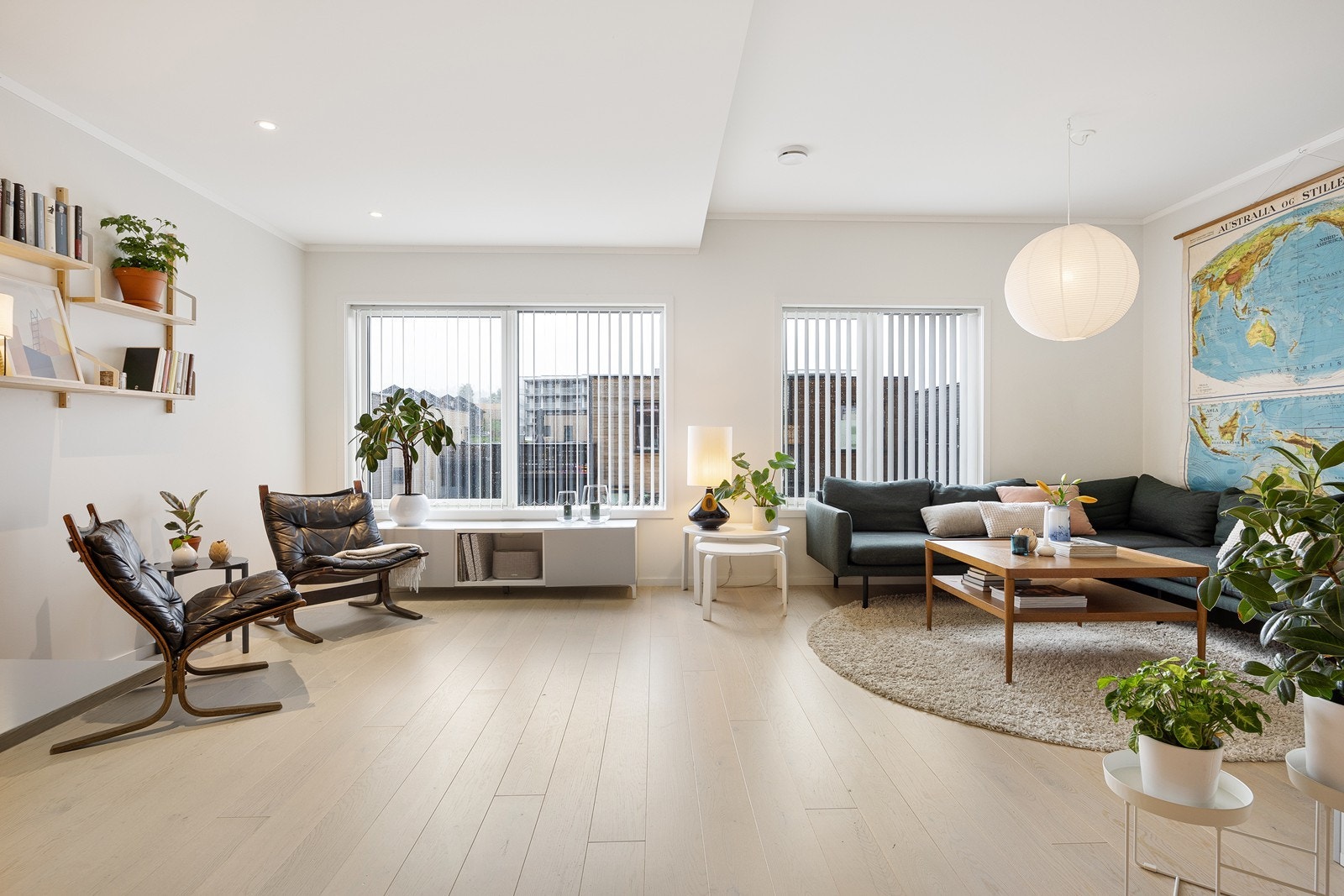 Med enstavs parkett får boligen et eksklusivt preg. Galleribilde