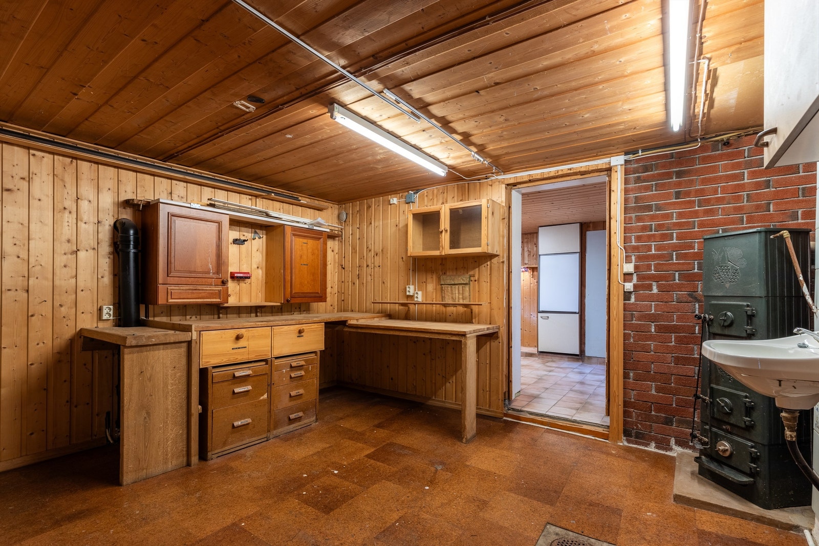 Hobbyrom i underetasjen (ikke omsøkt/godkjent til varig opphold). Galleribilde