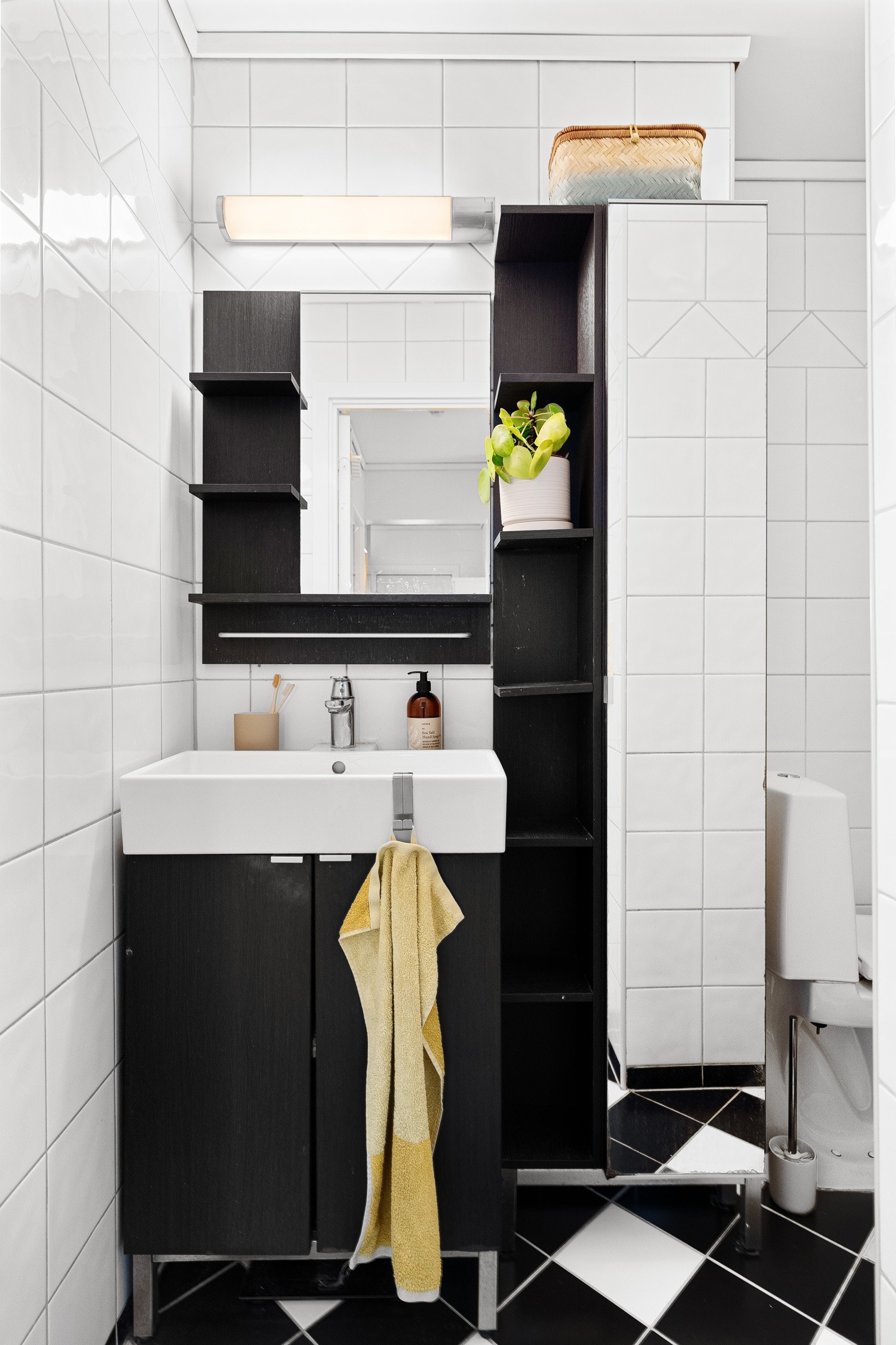 Badet måles til 2,9 kvm. Galleribilde